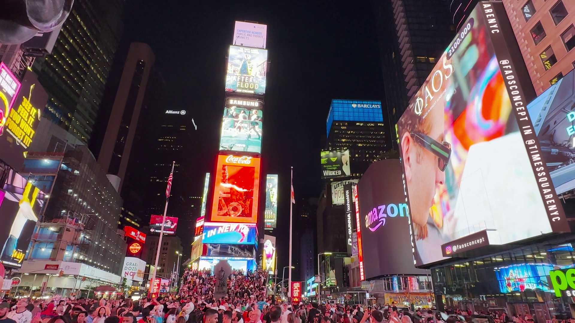Faos Sunglasses at Times Square, Manhattan, NYC