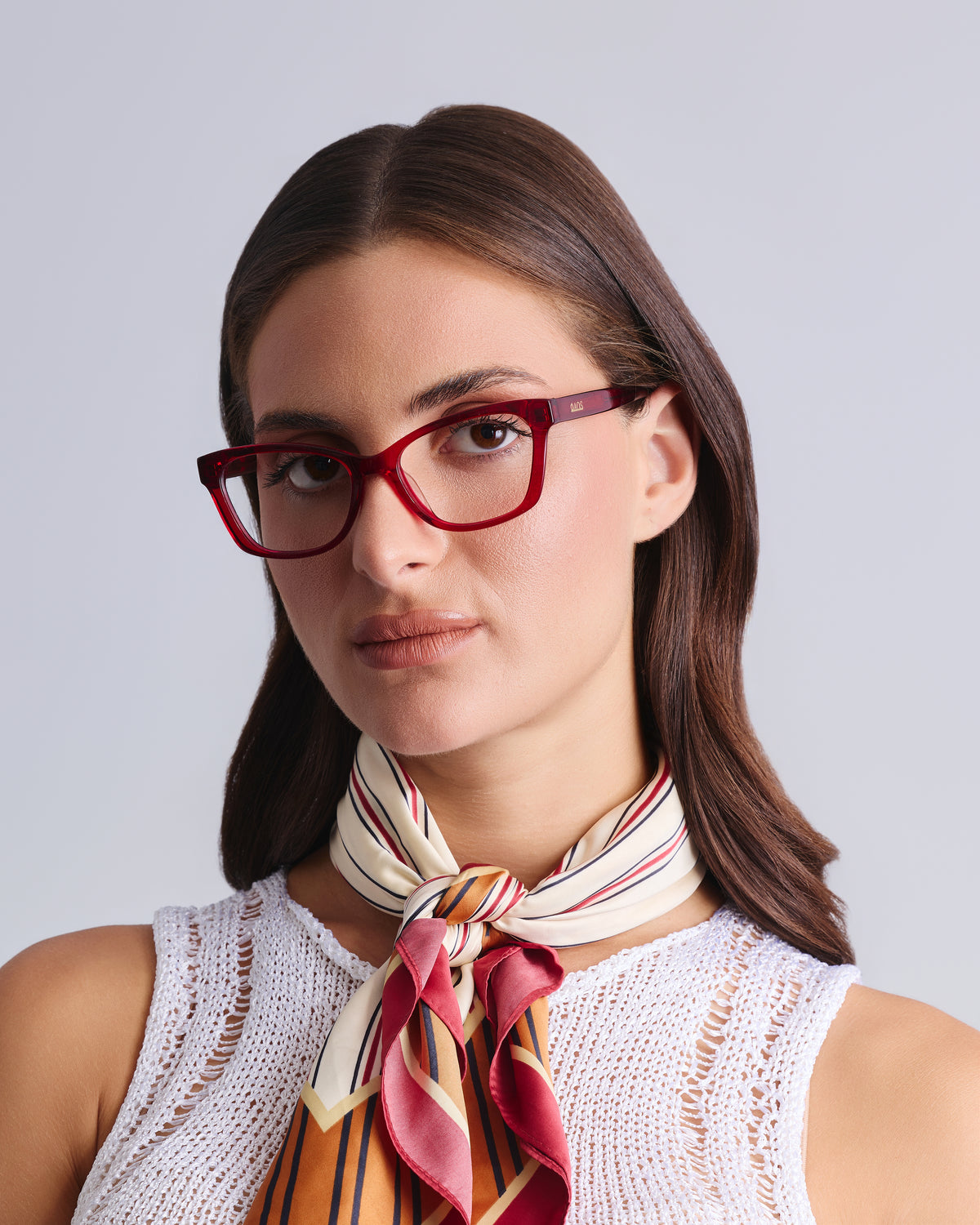AEGLE OPTICAL IN CRYSTAL RED