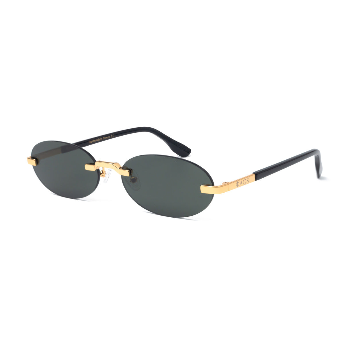 PHAESTUS IN METALIC GOLD WITH SHADE GREY LENSES
