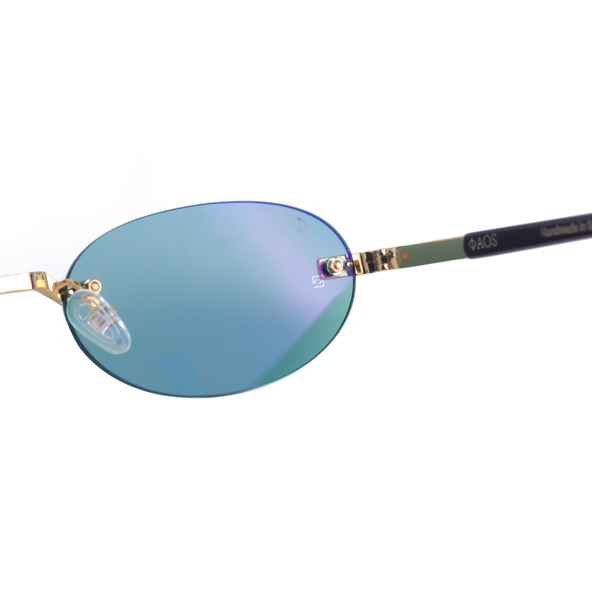 PHAESTUS IN METALIC GOLD WITH SHADE GREY LENSES