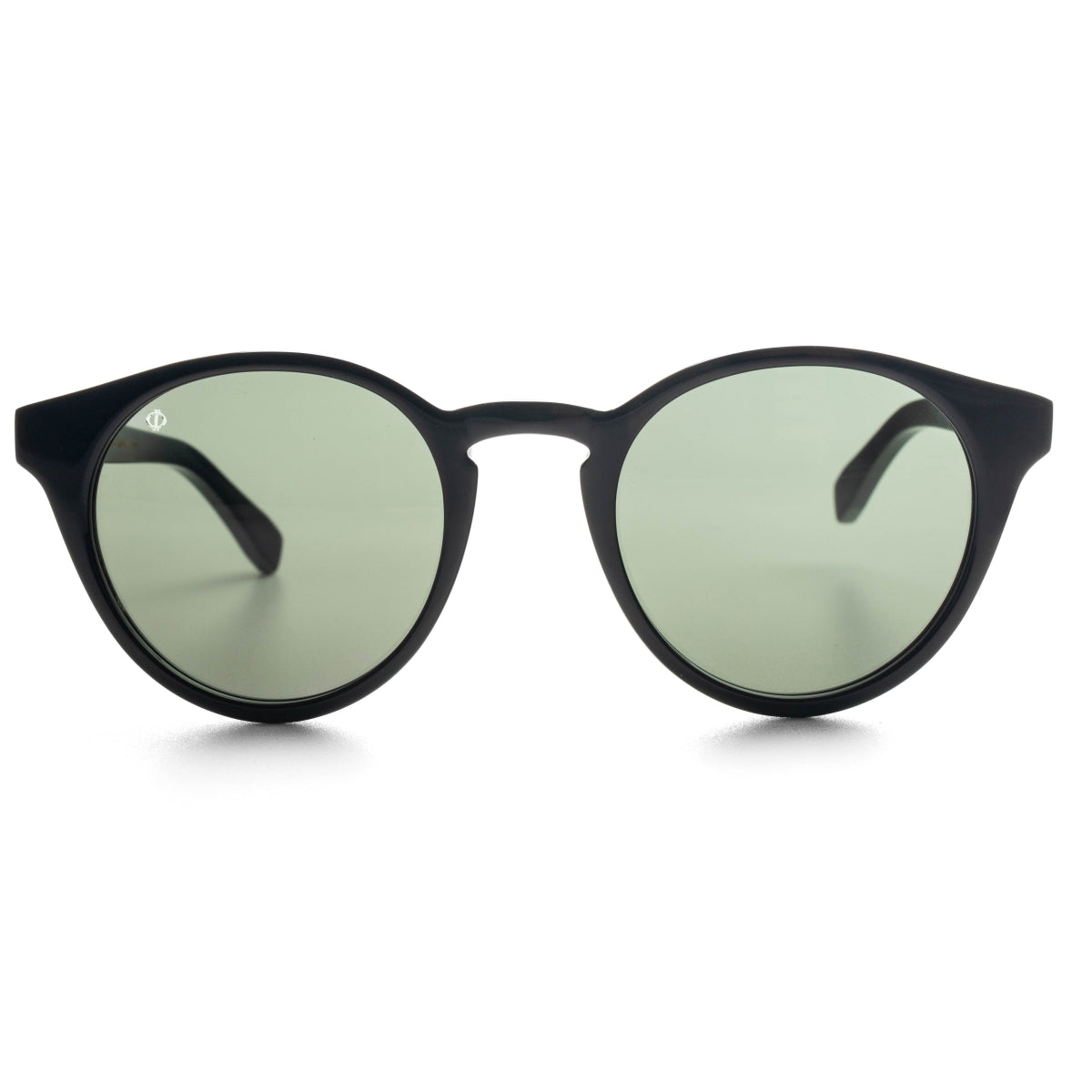 SYROS IN EREVOS BLACK WITH ALGAE GREEN LENSES