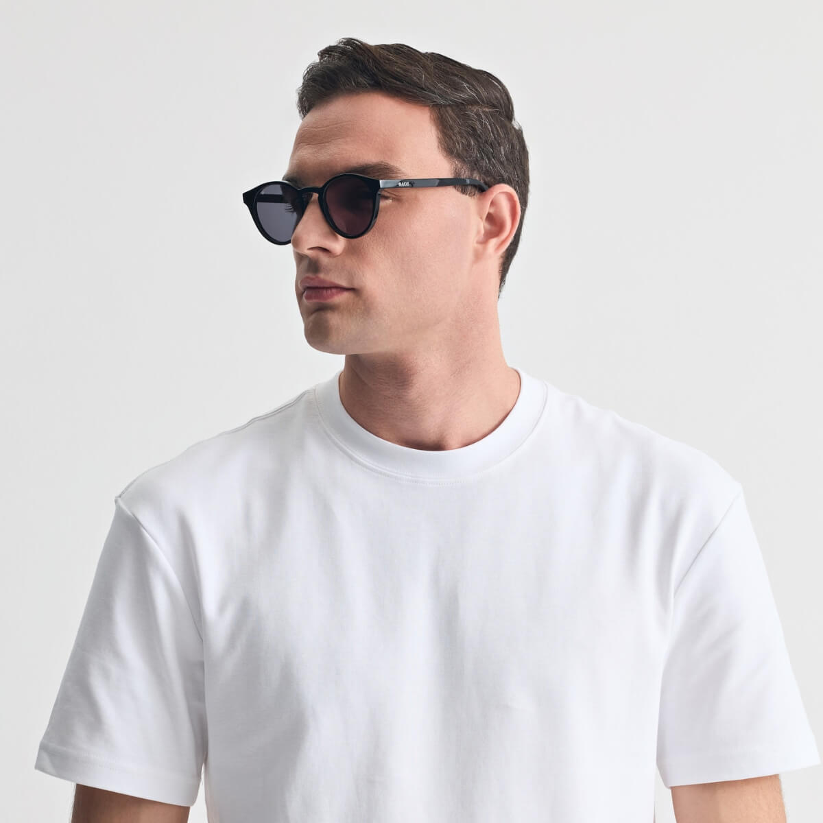 SYROS IN EREVOS BLACK WITH SHADE GREY LENSES