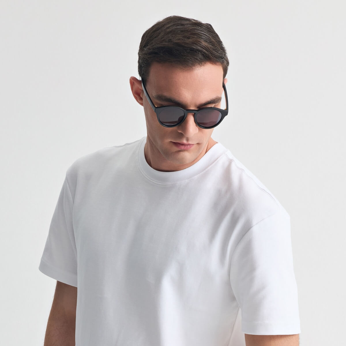 SYROS IN EREVOS BLACK WITH SHADE GREY LENSES