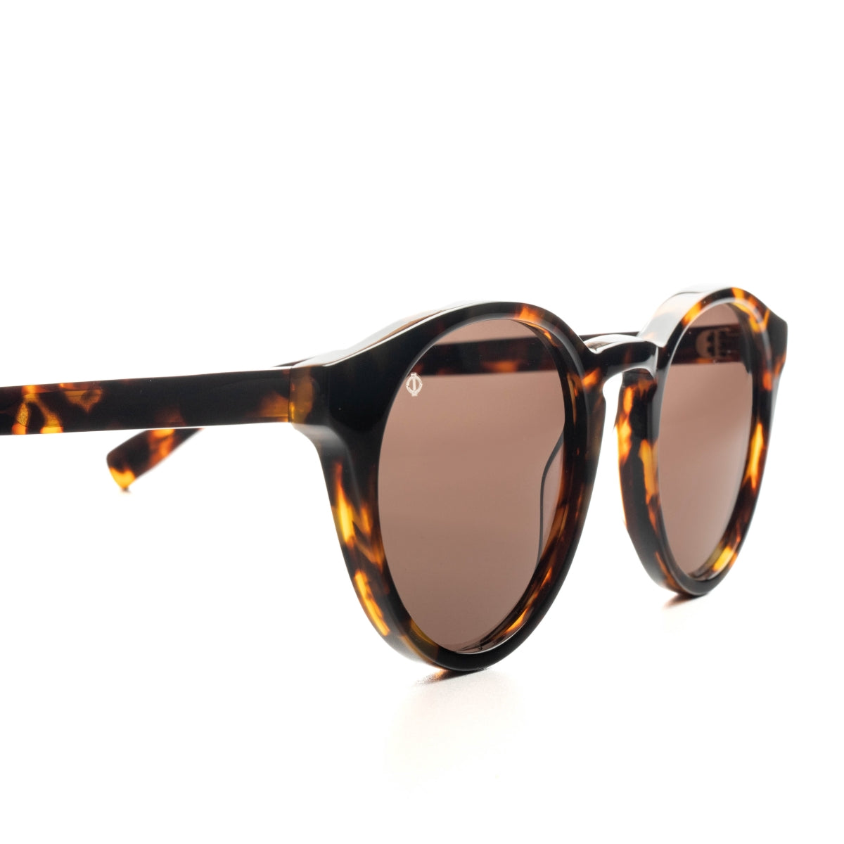 SYROS IN MARBLE BROWN WITH STONE BROWN LENSES