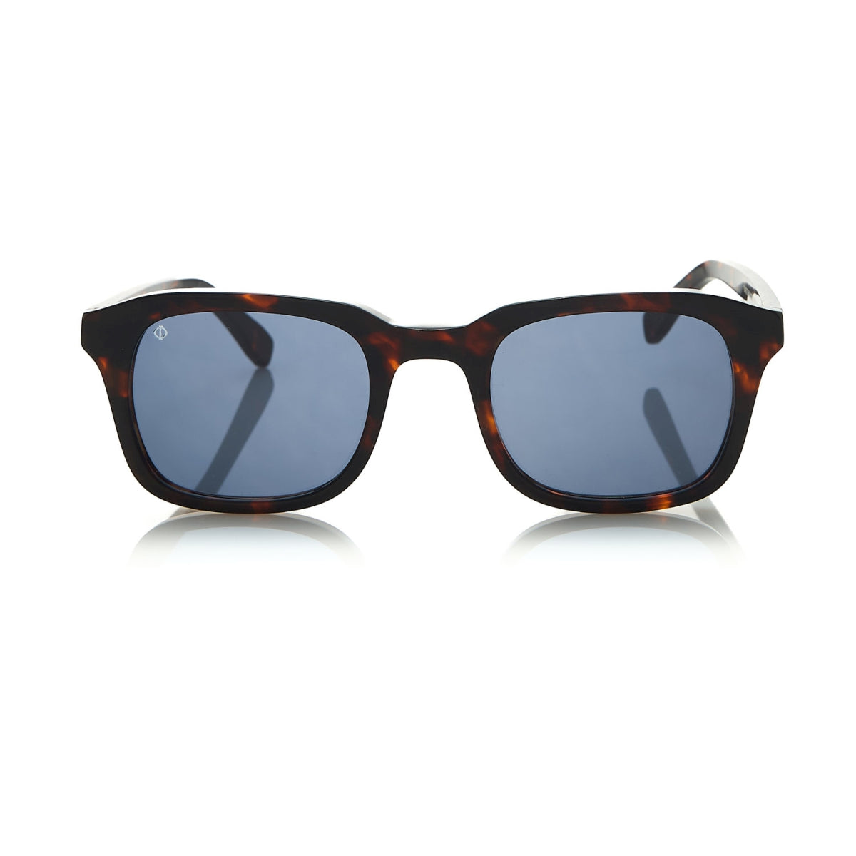 SANTORINI IN MARBLE BROWN WITH AEGEAN BLUE LENSES