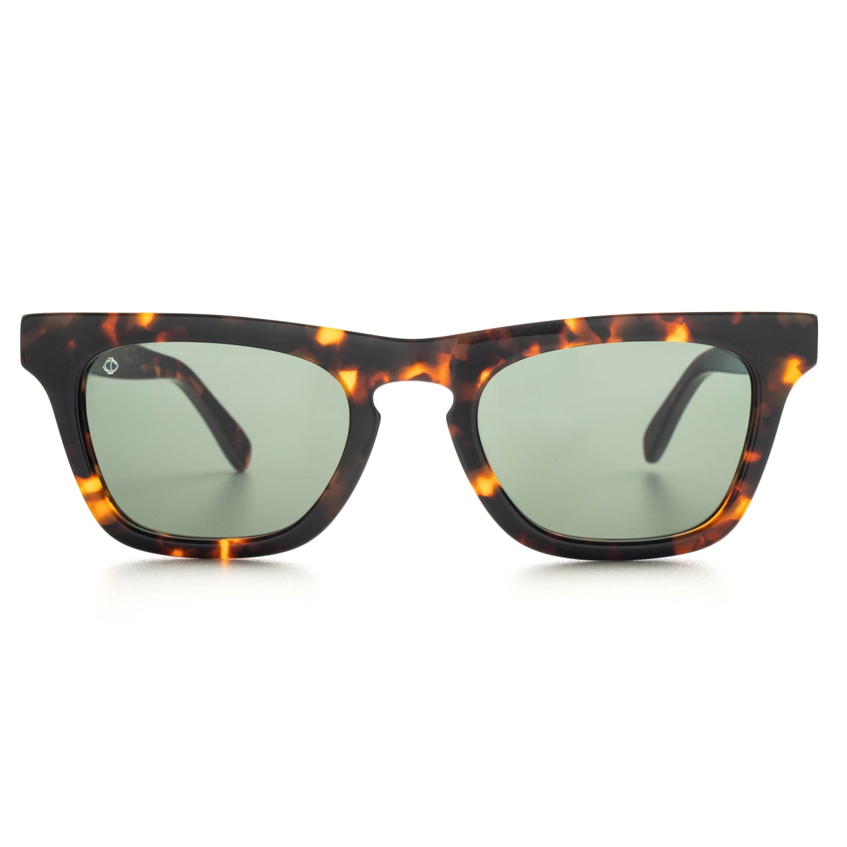 ICARIA IN MARBLE BROWN WITH ALGAE GREEN LENSES