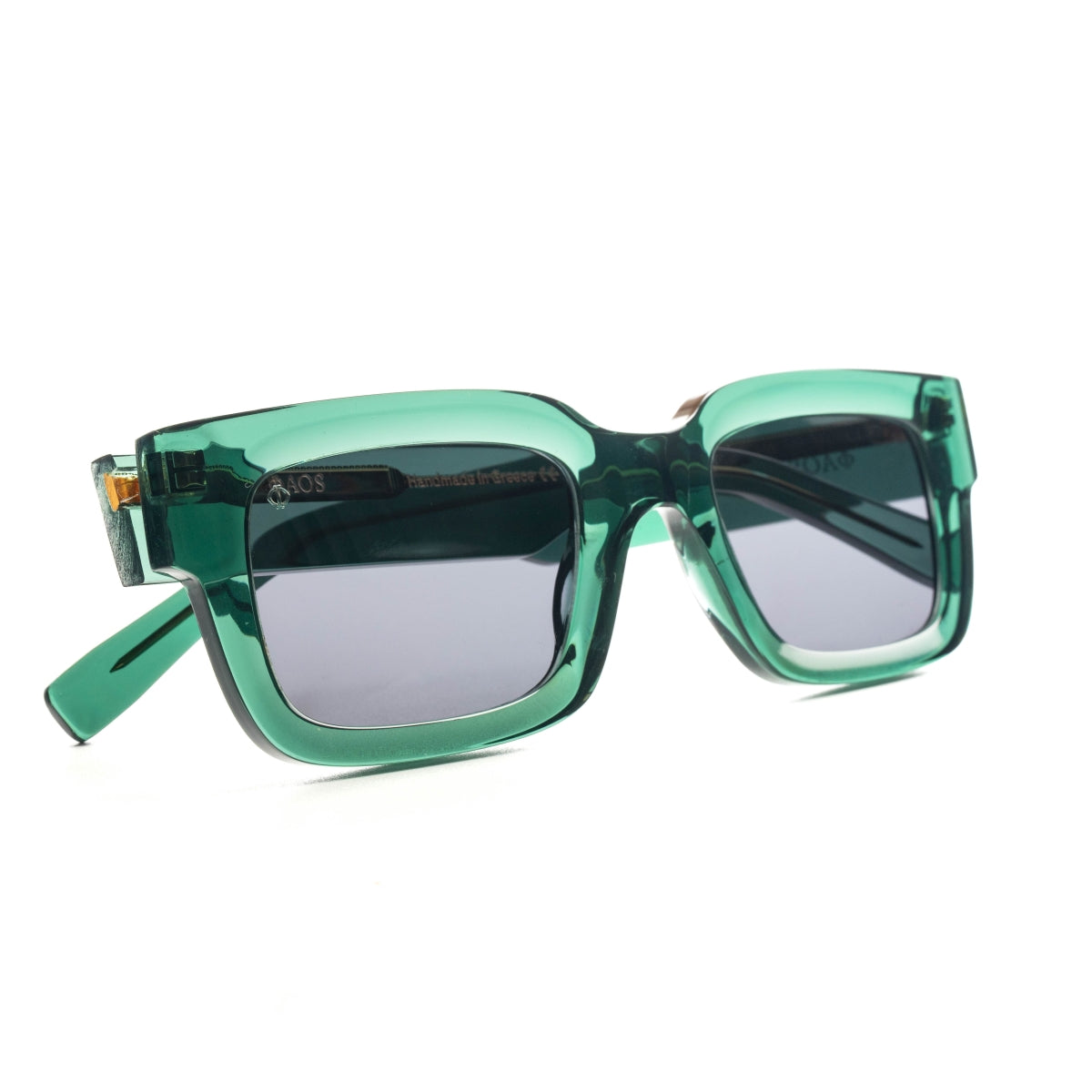 CRETE IN CRYSTAL GREEN WITH SHADE GREY LENSES