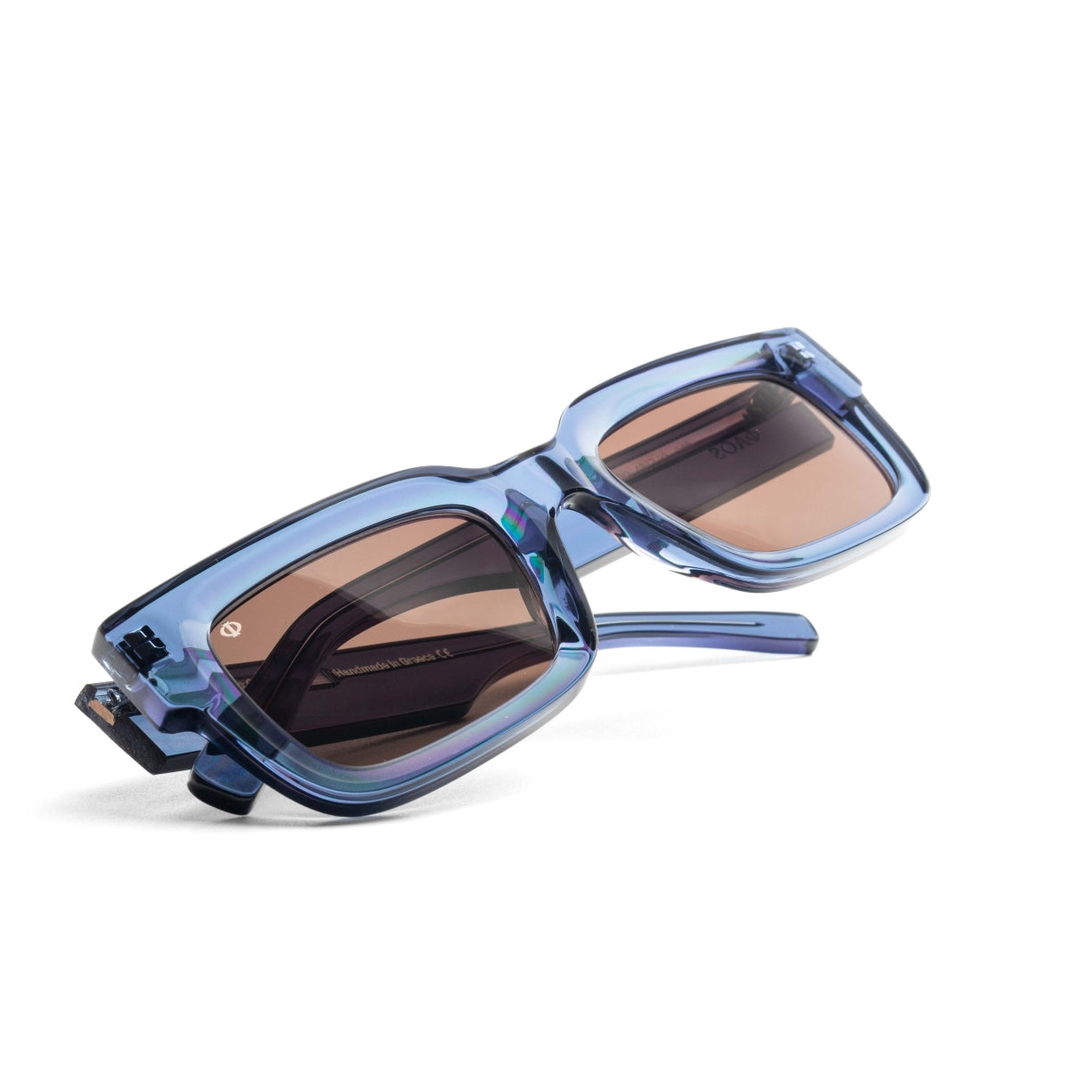 CRETE IN CRYSTAL BLUE WITH STONE BROWN LENSES