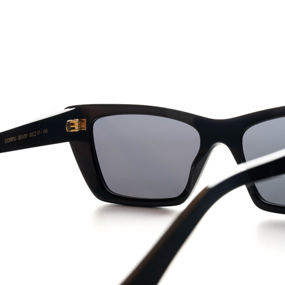 CORFU IN EREVOS BLACK WITH SHADE GREY LENSES