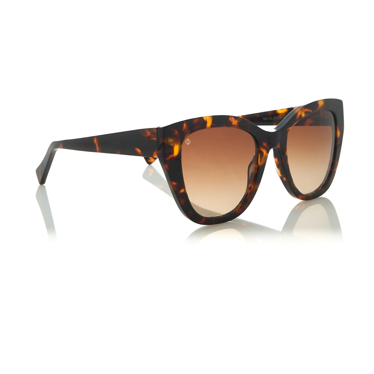 MILOS IN MARBLE BROWN WITH SUNSET BROWN LENSES
