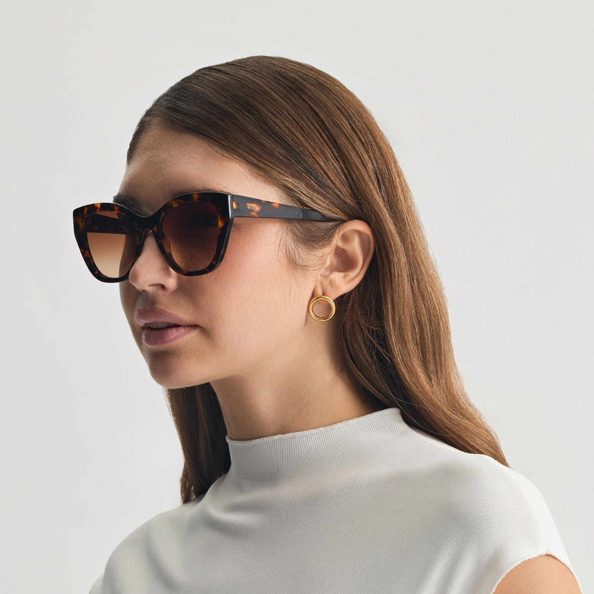 MILOS IN MARBLE BROWN WITH SUNSET BROWN LENSES