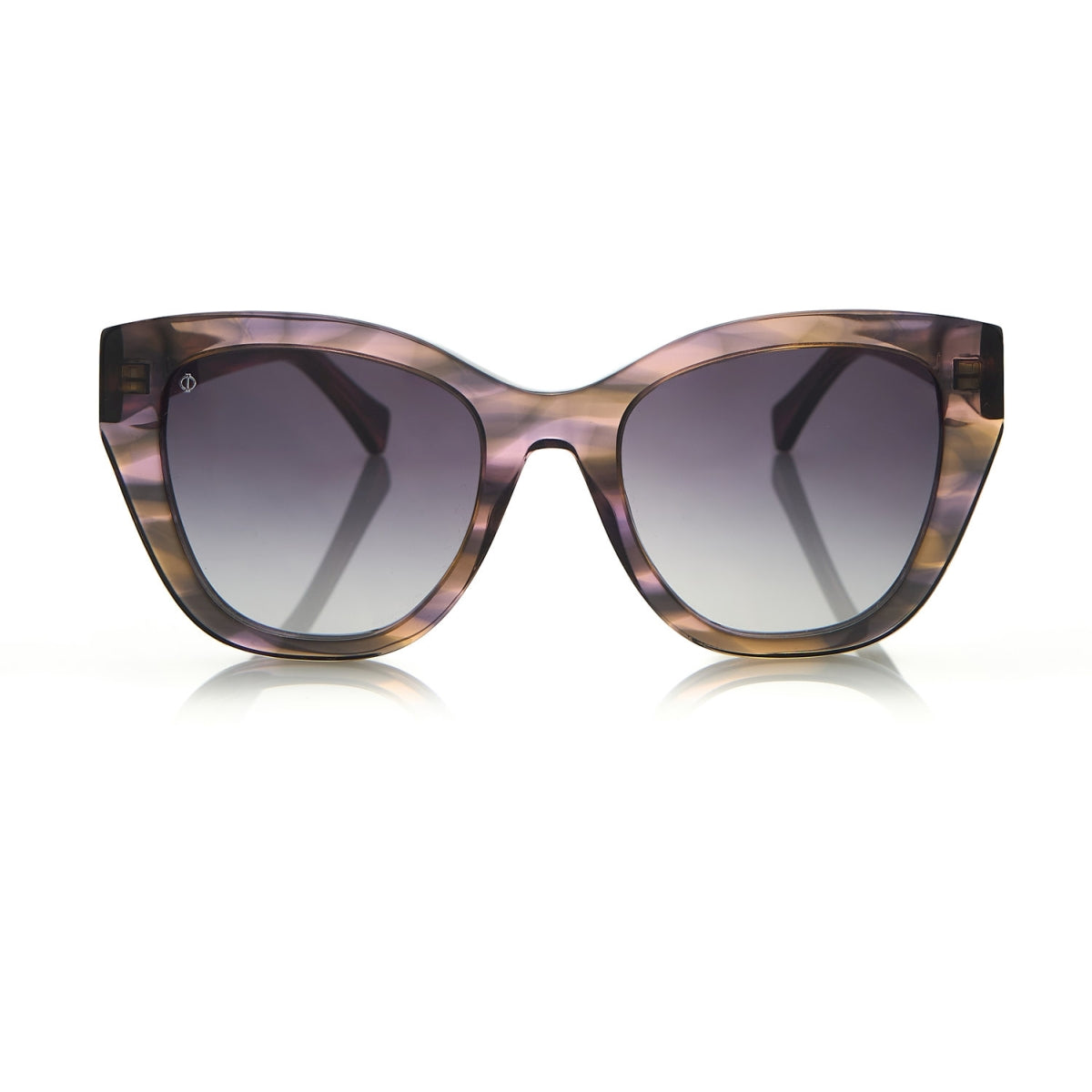 MILOS IN MARBLE PURPLE WITH SUNSET GREY LENSES