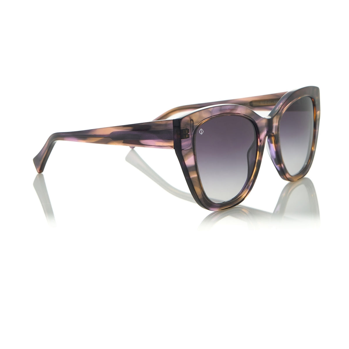 MILOS IN MARBLE PURPLE WITH SUNSET GREY LENSES