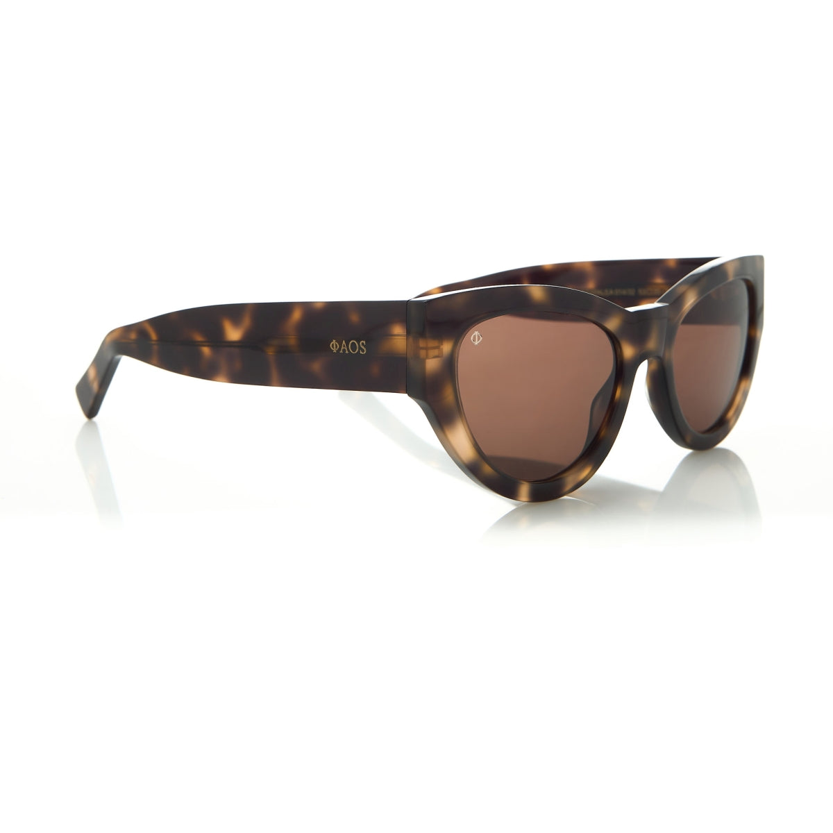 ASTYPALEA IN MARBLE BEIGE WITH STONE BROWN LENSES