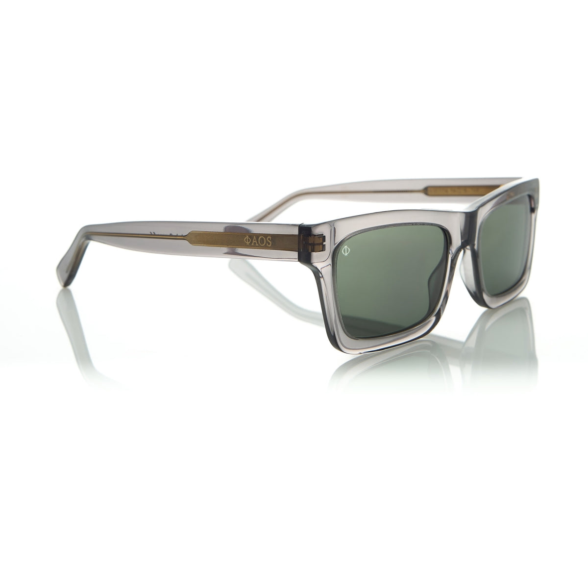 KYTHERA IN CRYSTAL GREY WITH ALGAE GREEN LENSES