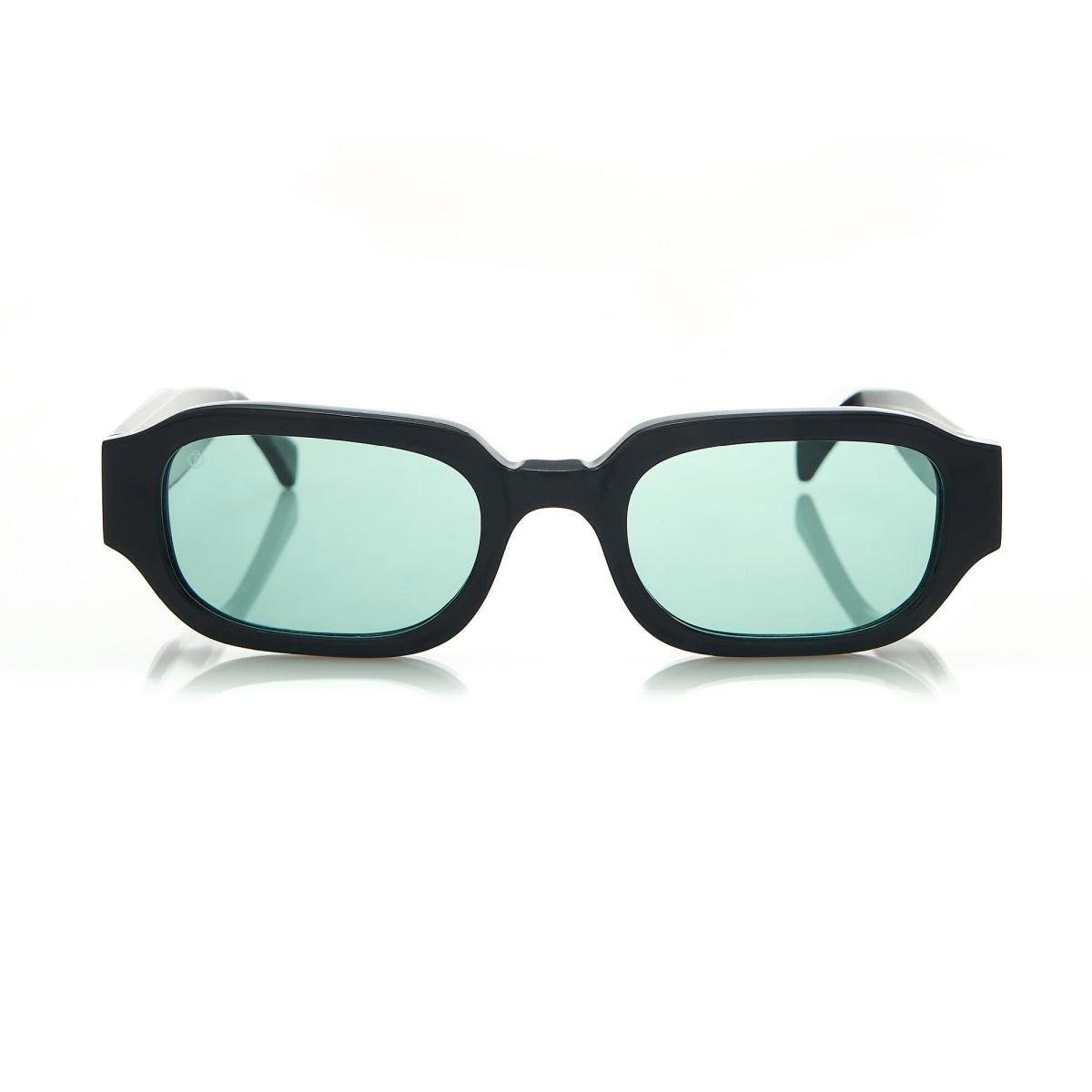 MYKONOS IN EREVOS BLACK WITH IVY GREEN LENSES