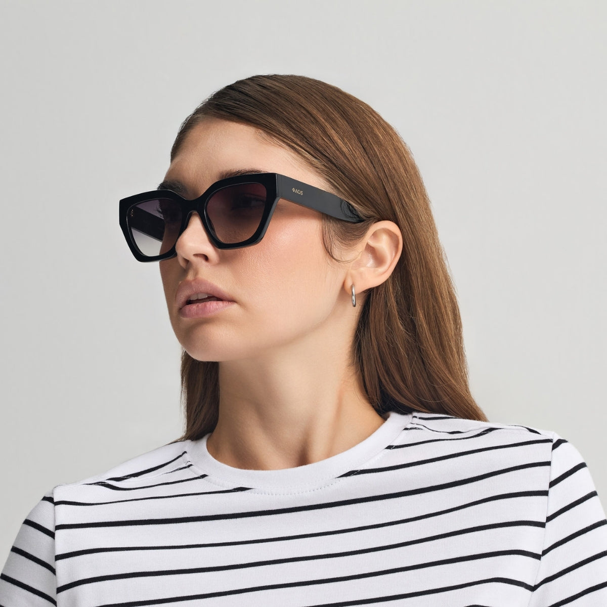 SKYROS IN EREVOS BLACK WITH SUNSET GREY LENSES