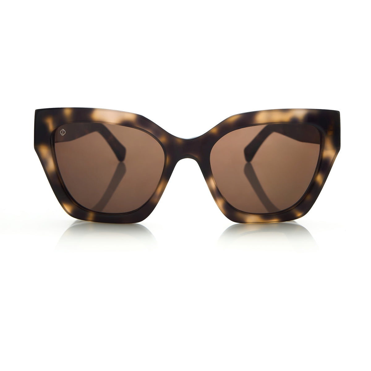 SKYROS IN MARBLE BEIGE WITH STONE BROWN LENSES