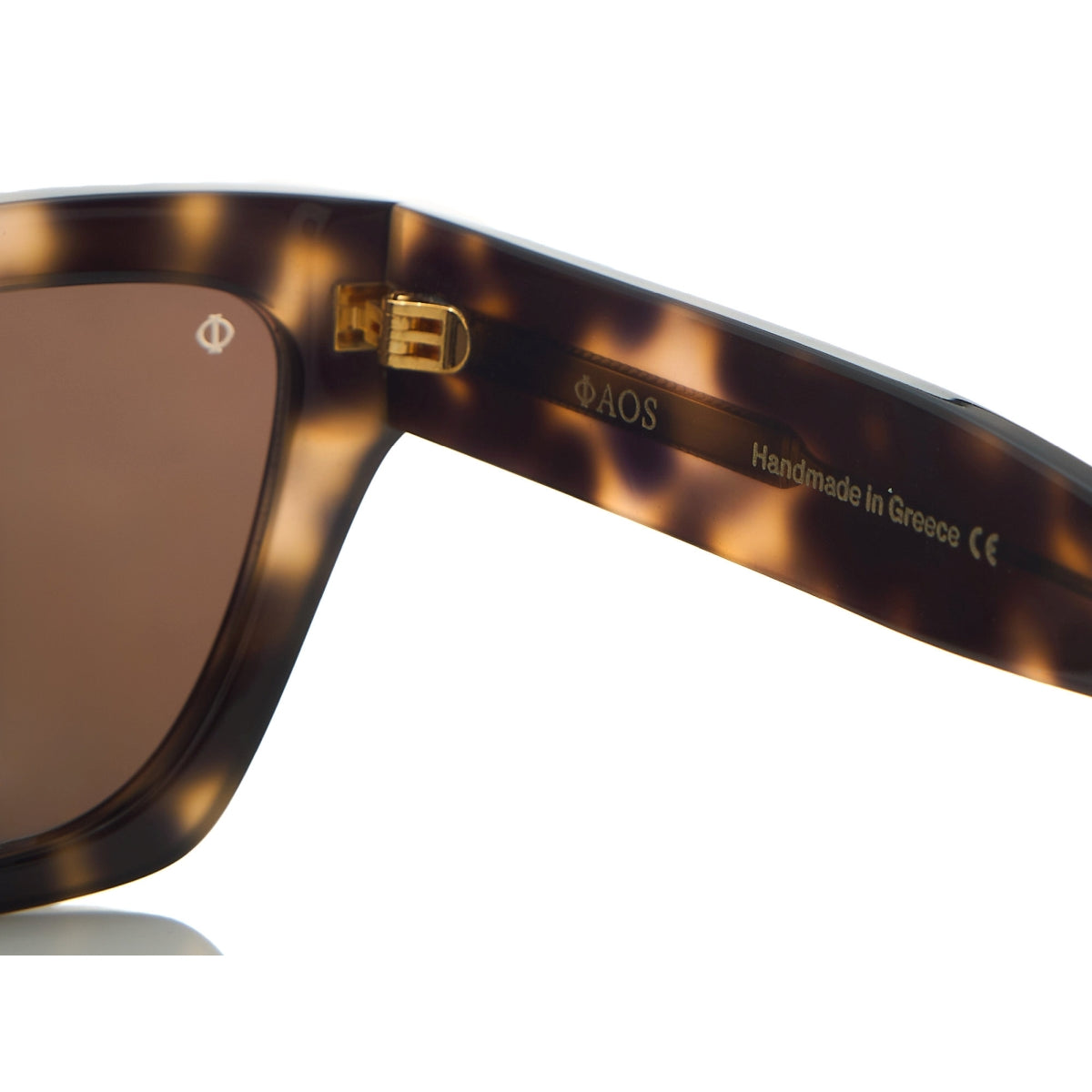 SKYROS IN MARBLE BEIGE WITH STONE BROWN LENSES