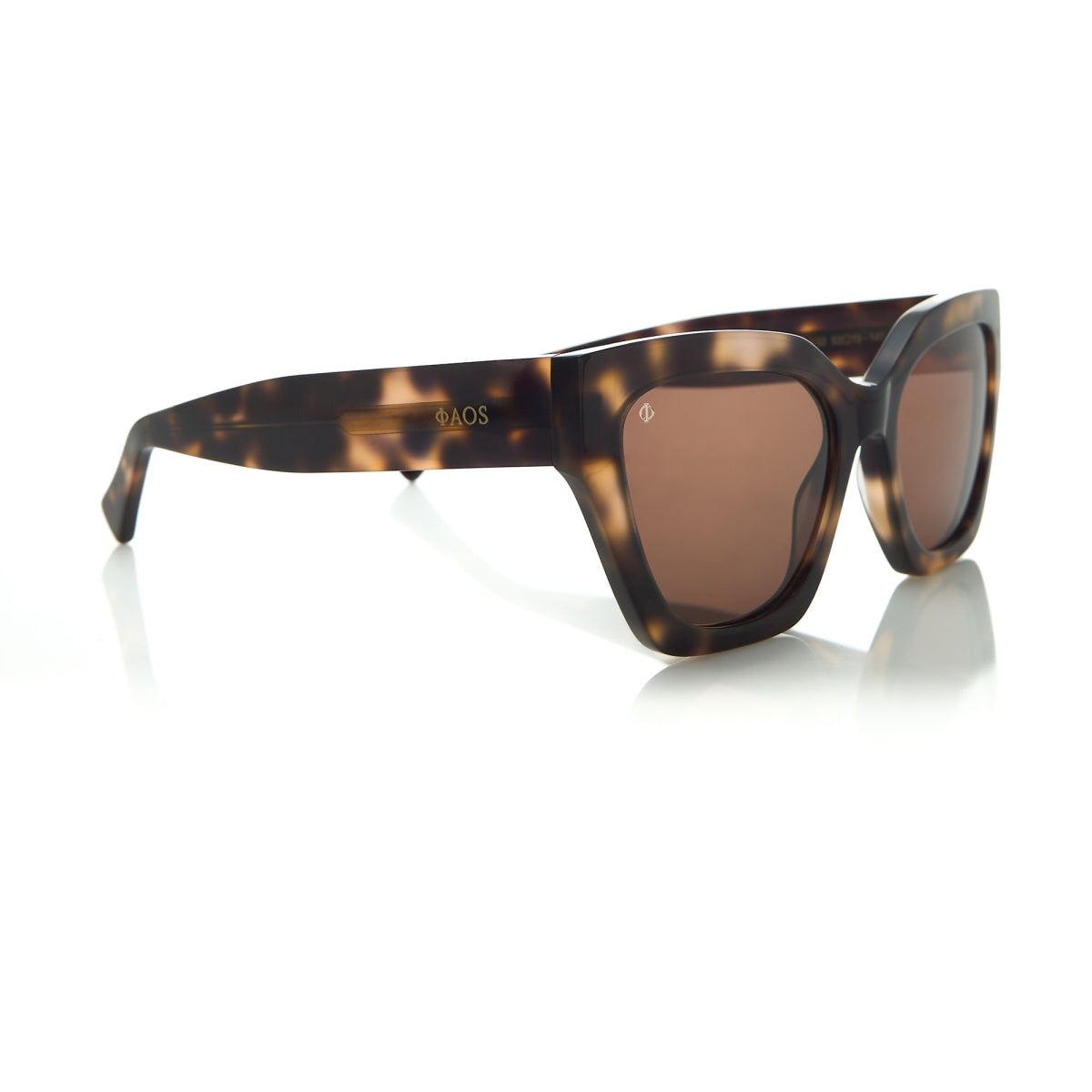 SKYROS IN MARBLE BEIGE WITH STONE BROWN LENSES