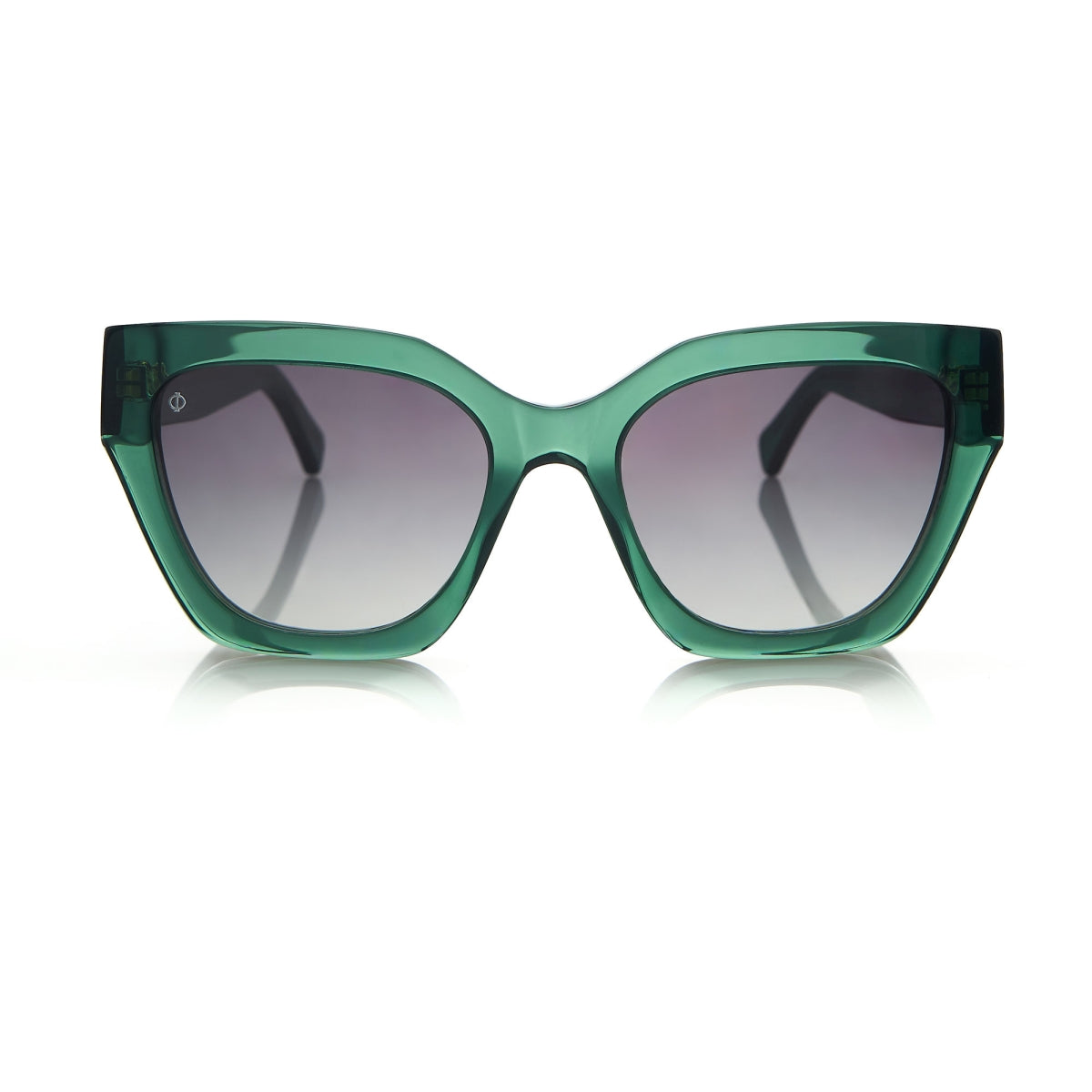 SKYROS IN CRYSTAL GREEN WITH SUNSET GREY LENSES