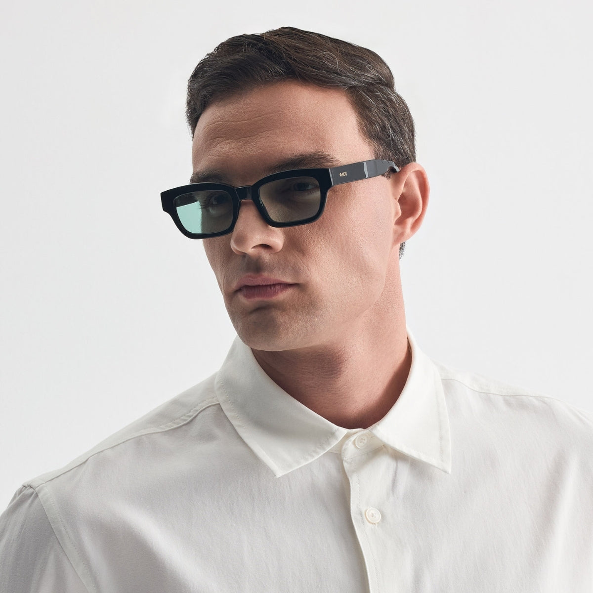 KALYMNOS IN EREVOS BLACK WITH IVY GREEN LENSES