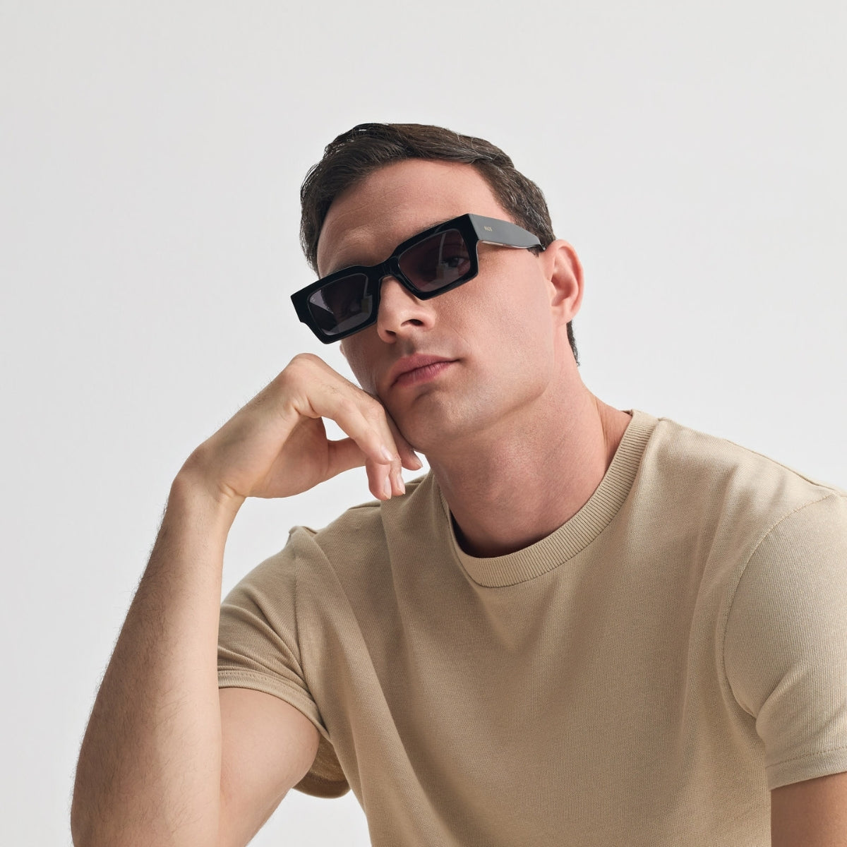 NAXOS IN EREVOS BLACK WITH SHADE GREY LENSES