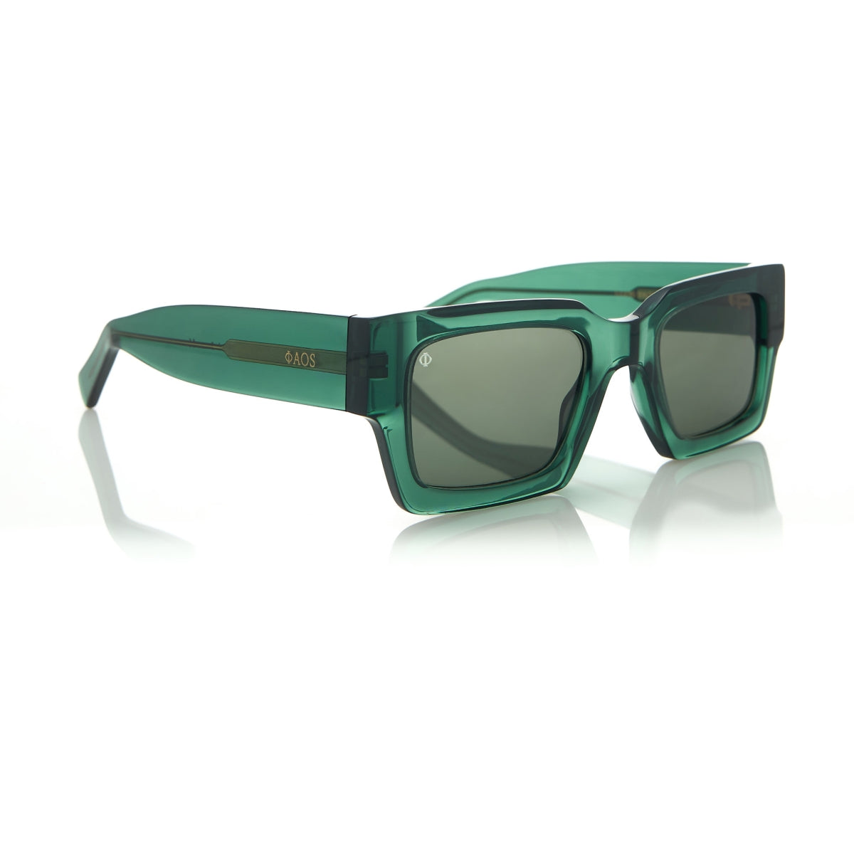 NAXOS IN CRYSTAL GREEN WITH ALGAE GREEN LENSES