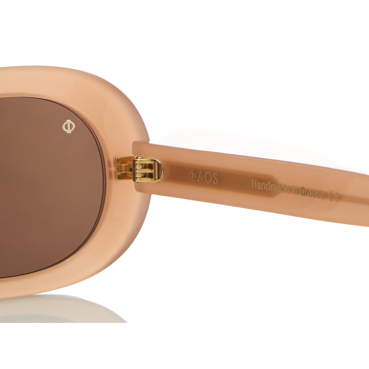 ITHACA IN AMBROSIA CLAY WITH STONE BROWN LENSES