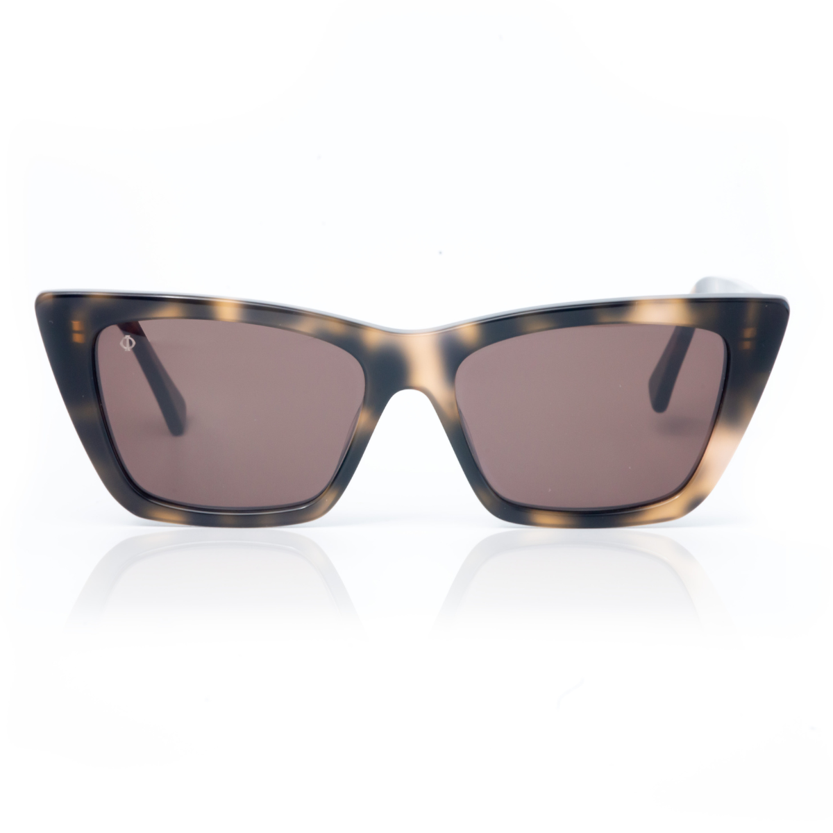 CORFU IN MARBLE BEIGE WITH STONE BROWN LENSES