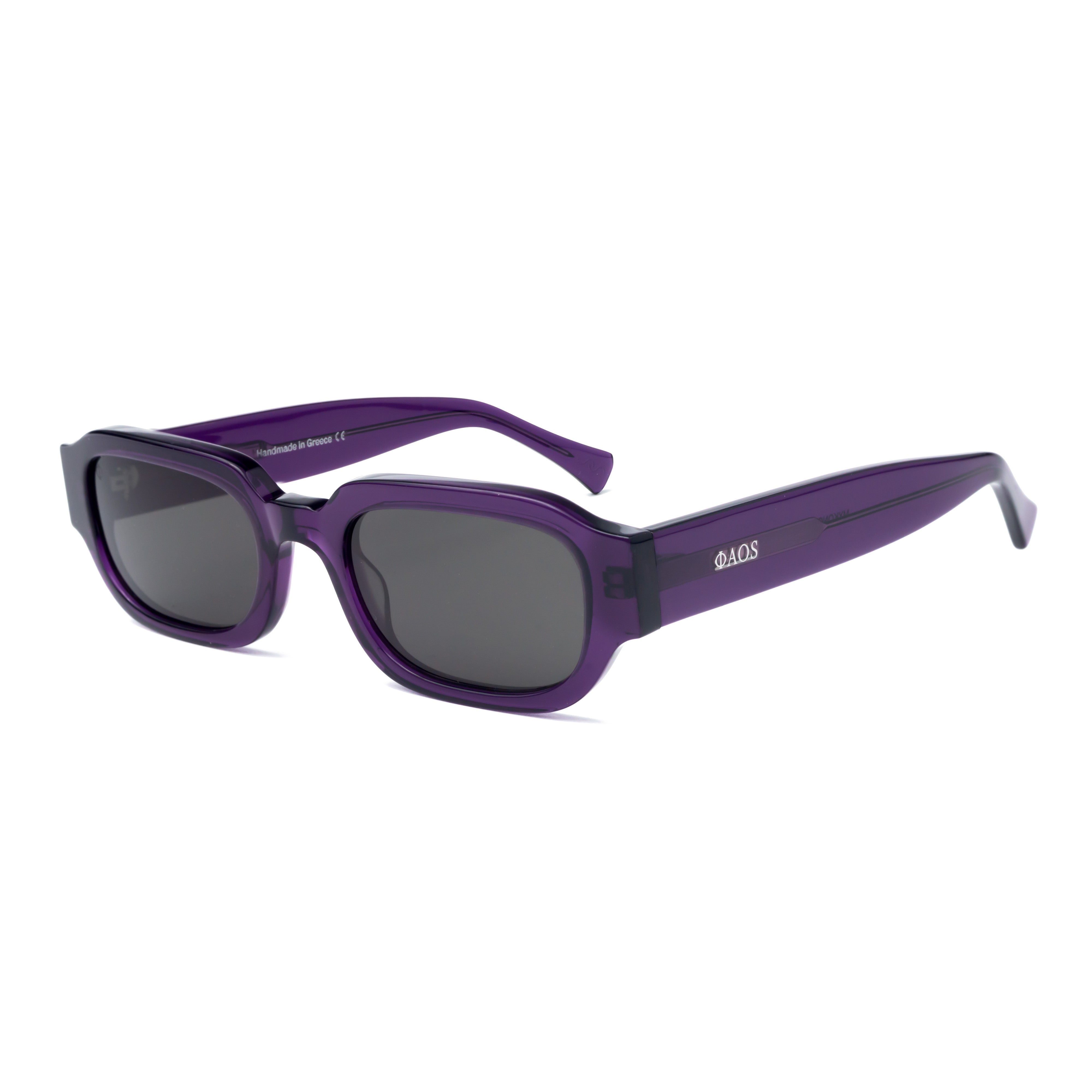 MYKONOS IN CRYSTAL PURPLE WITH SHADE GREY LENSES