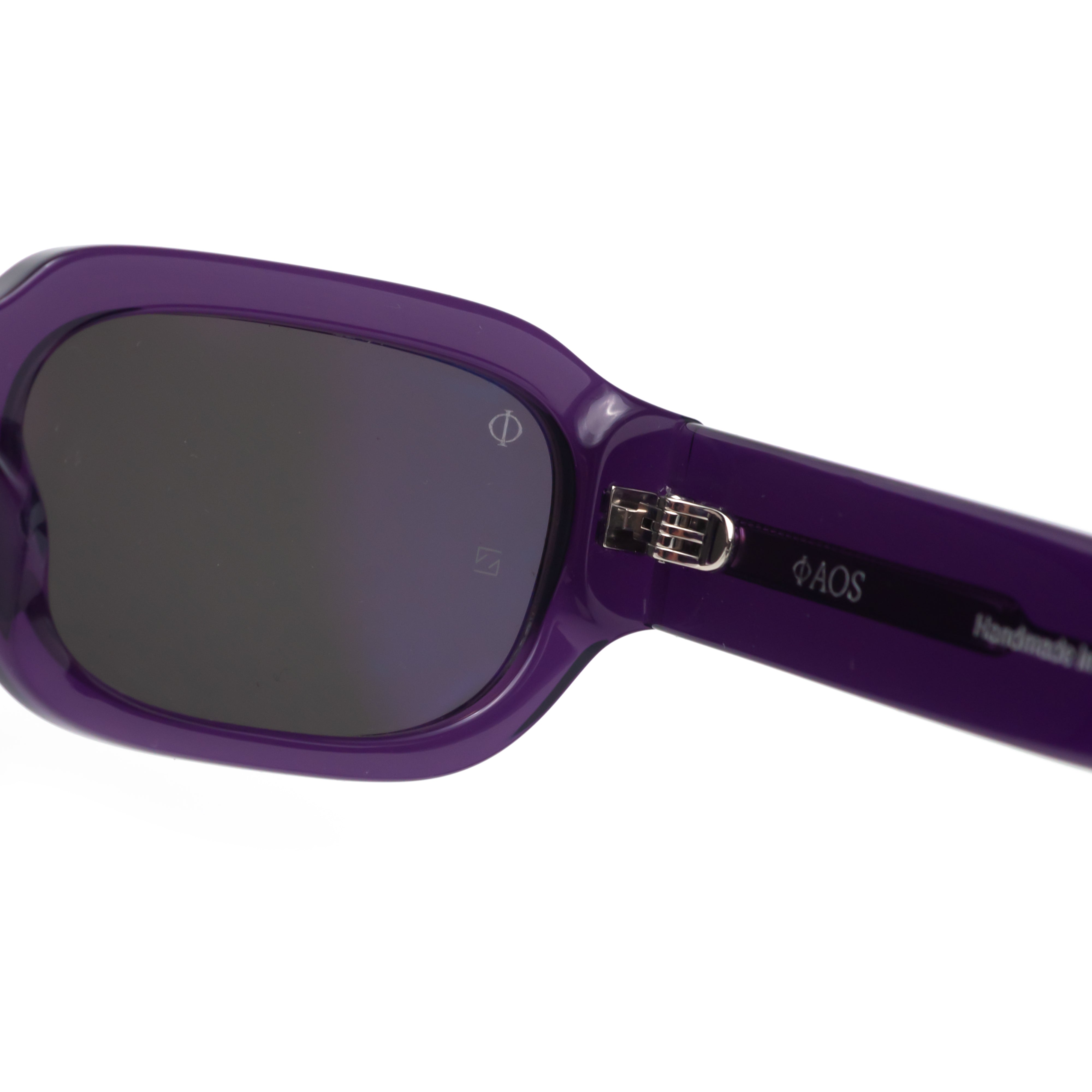 MYKONOS IN CRYSTAL PURPLE WITH SHADE GREY LENSES