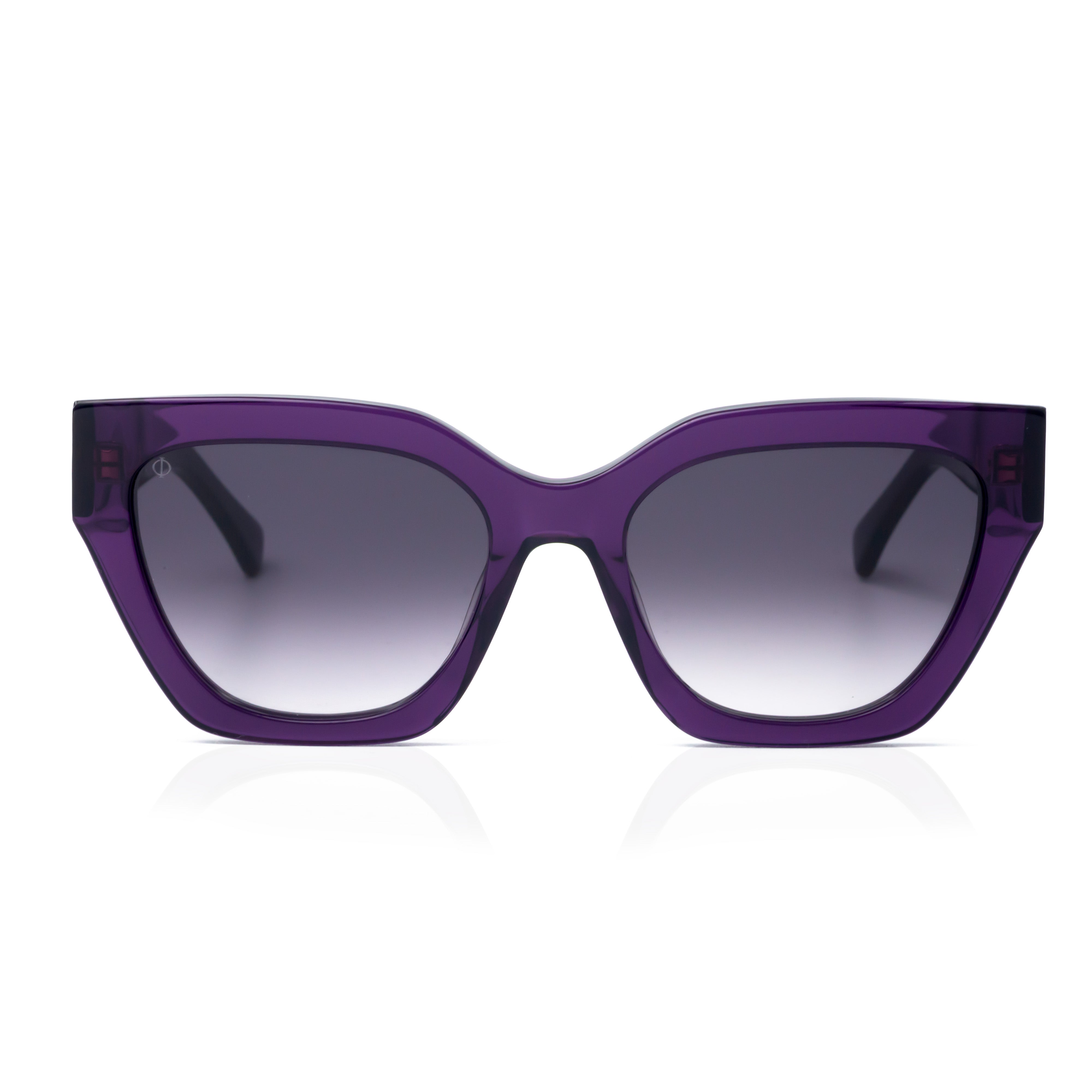 SKYROS IN CRYSTAL PURPLE WITH SUNSET GREY LENSES