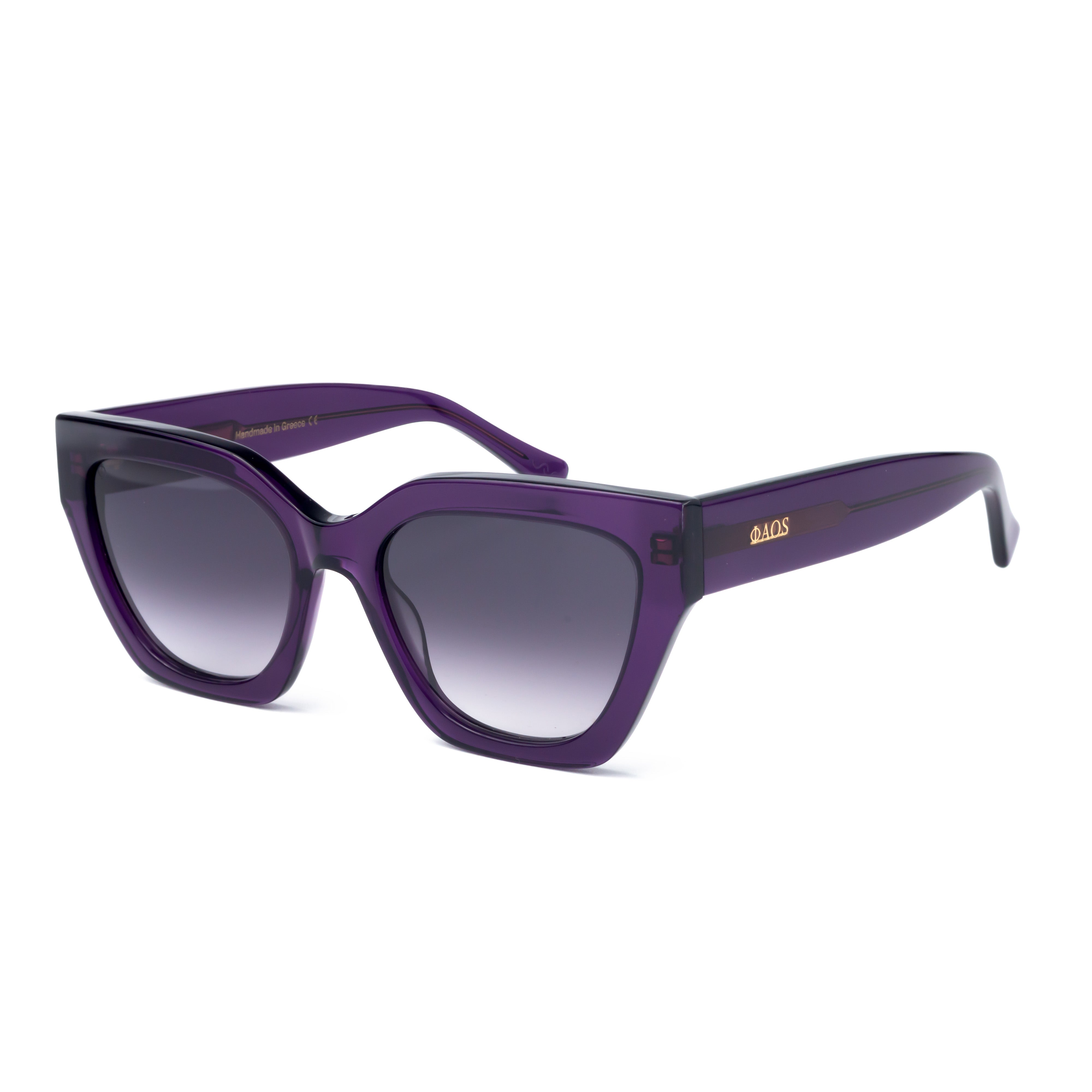 SKYROS IN CRYSTAL PURPLE WITH SUNSET GREY LENSES