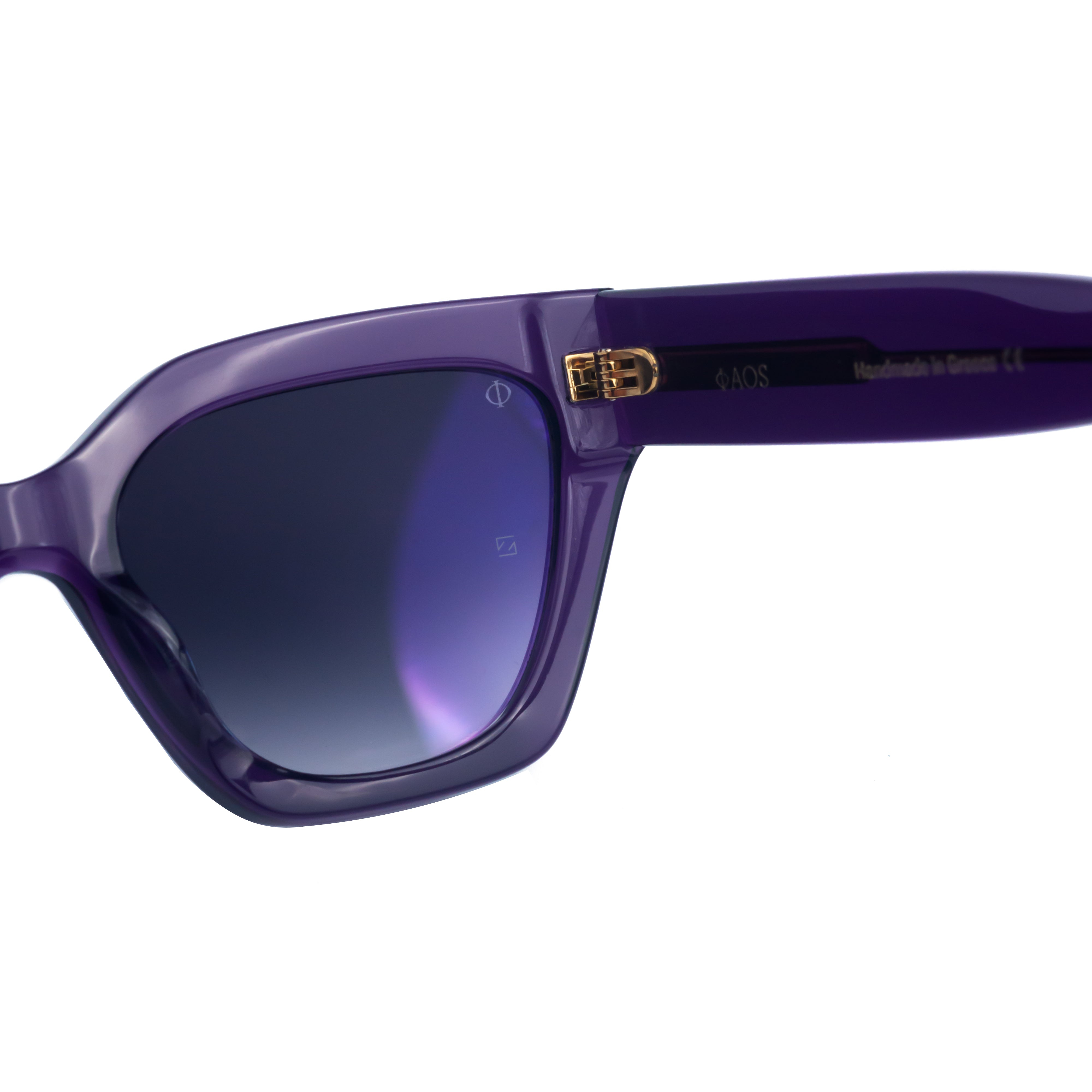 SKYROS IN CRYSTAL PURPLE WITH SUNSET GREY LENSES