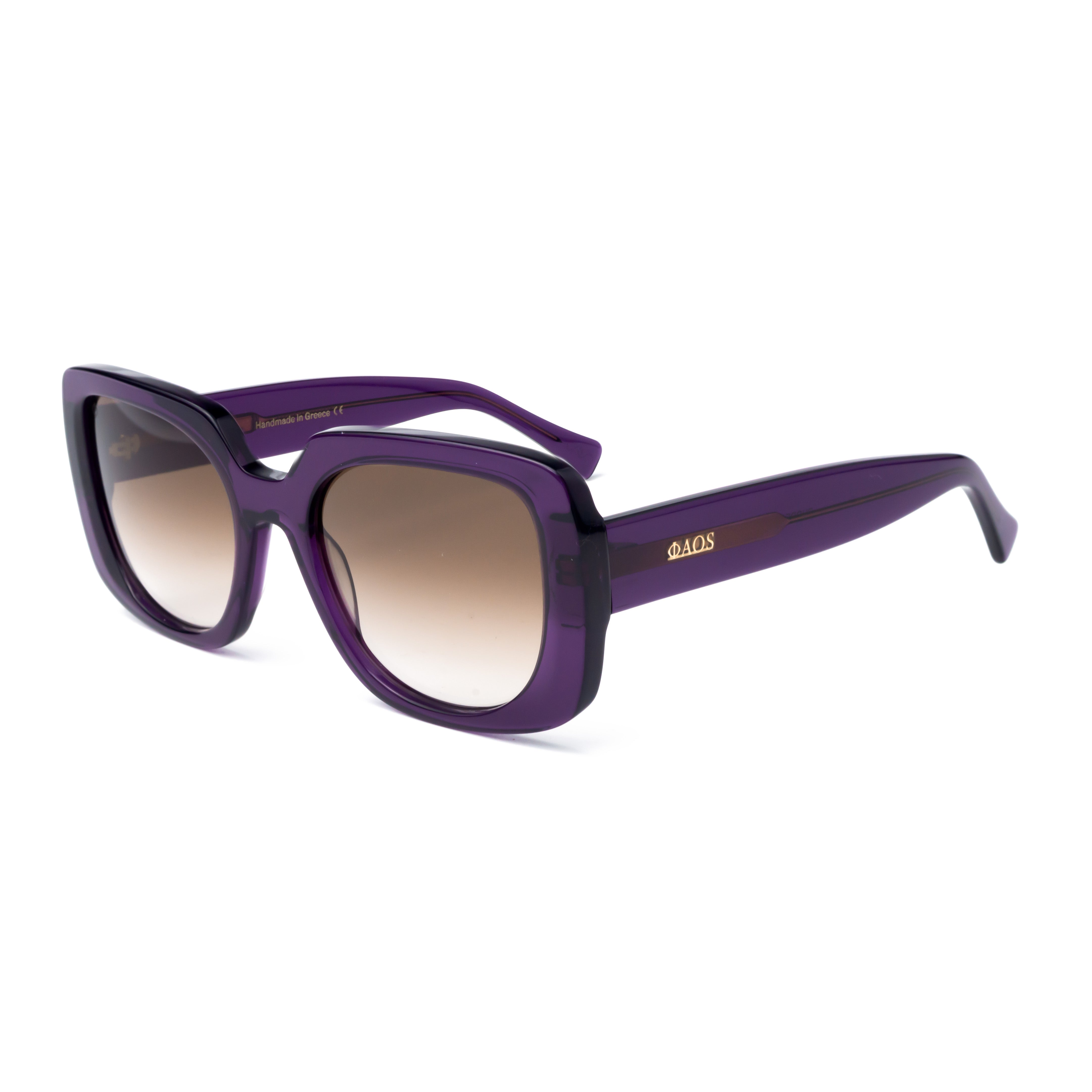 RHODES IN CRYSTAL PURPLE WITH SUNSET BROWN LENSES
