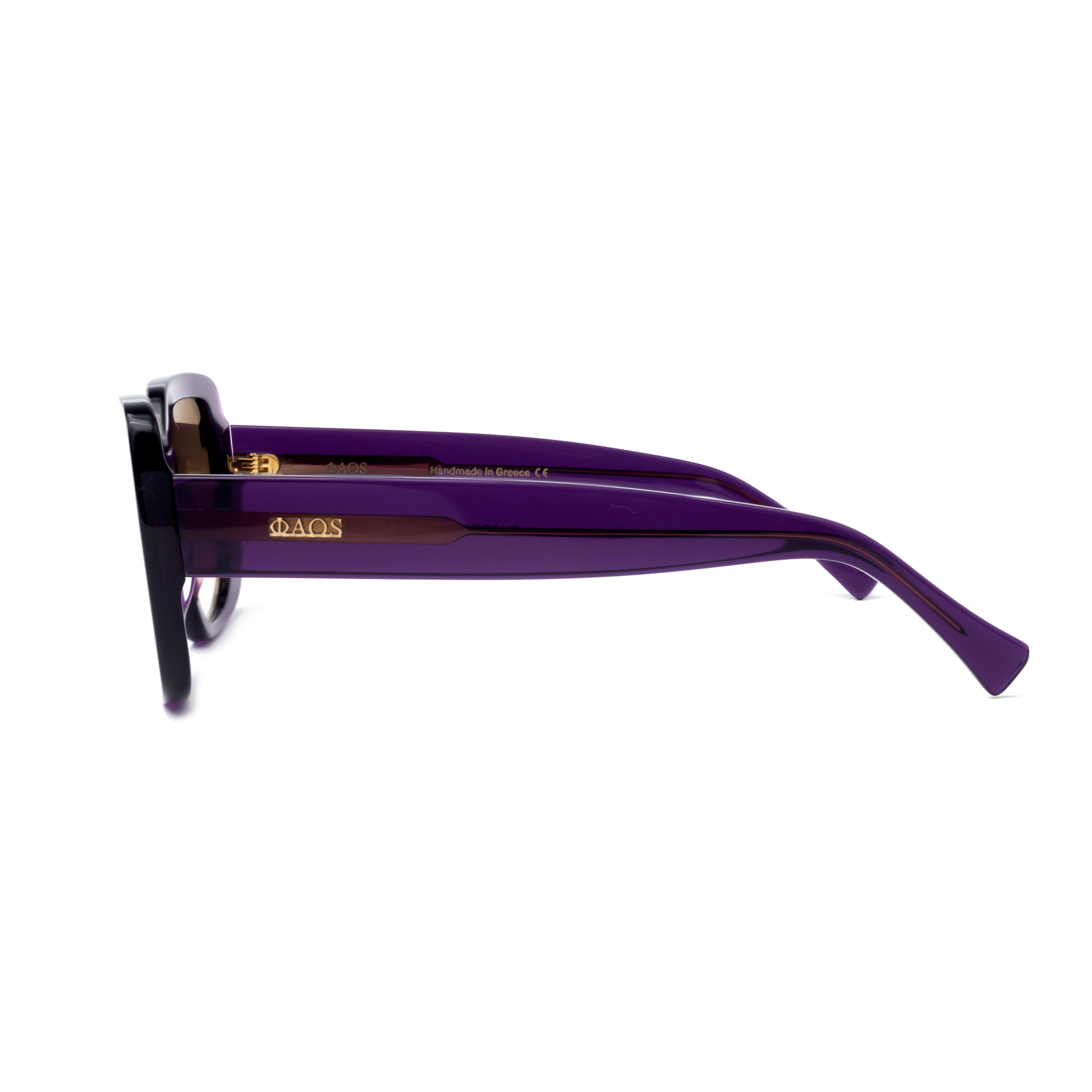 RHODES IN CRYSTAL PURPLE WITH SUNSET BROWN LENSES