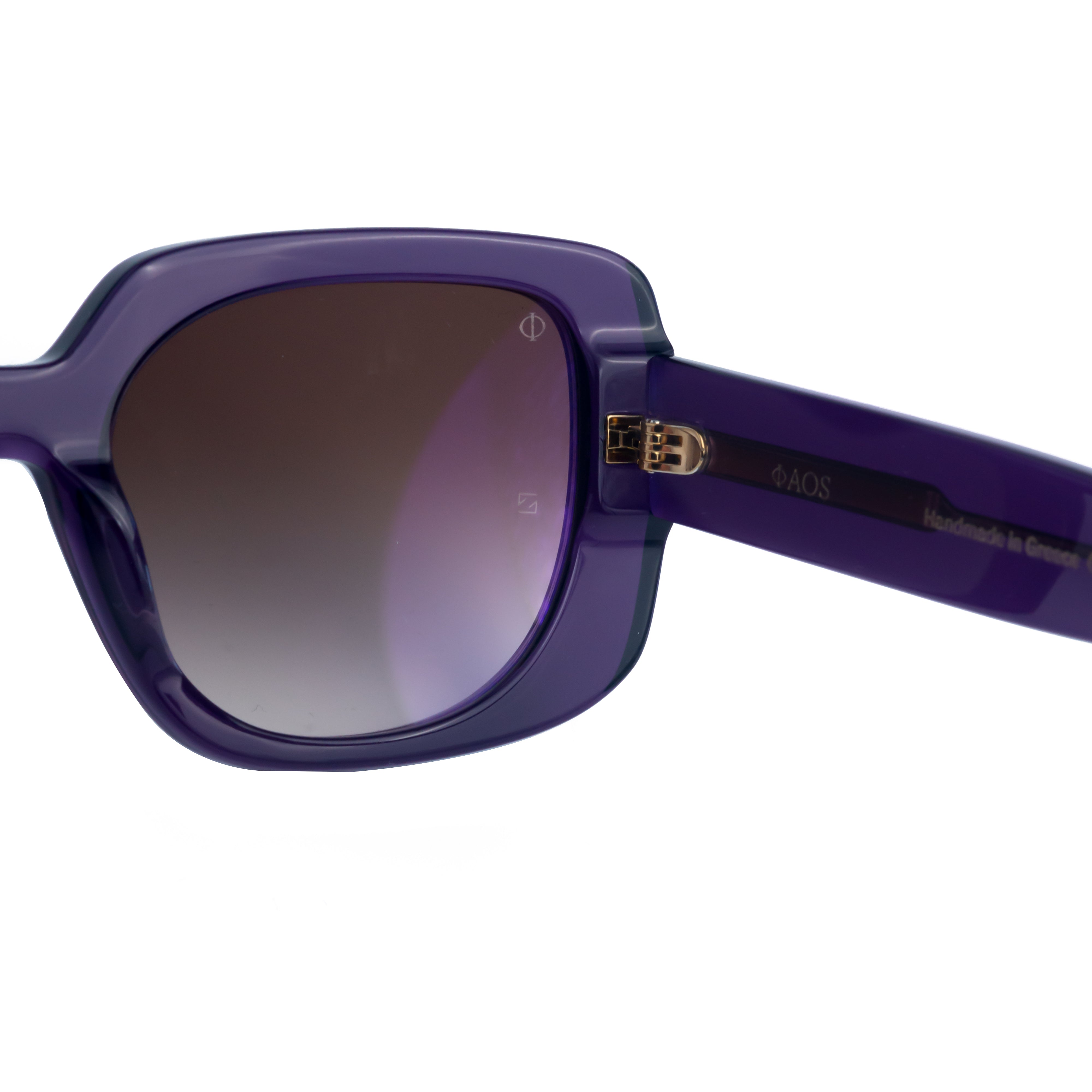 RHODES IN CRYSTAL PURPLE WITH SUNSET BROWN LENSES