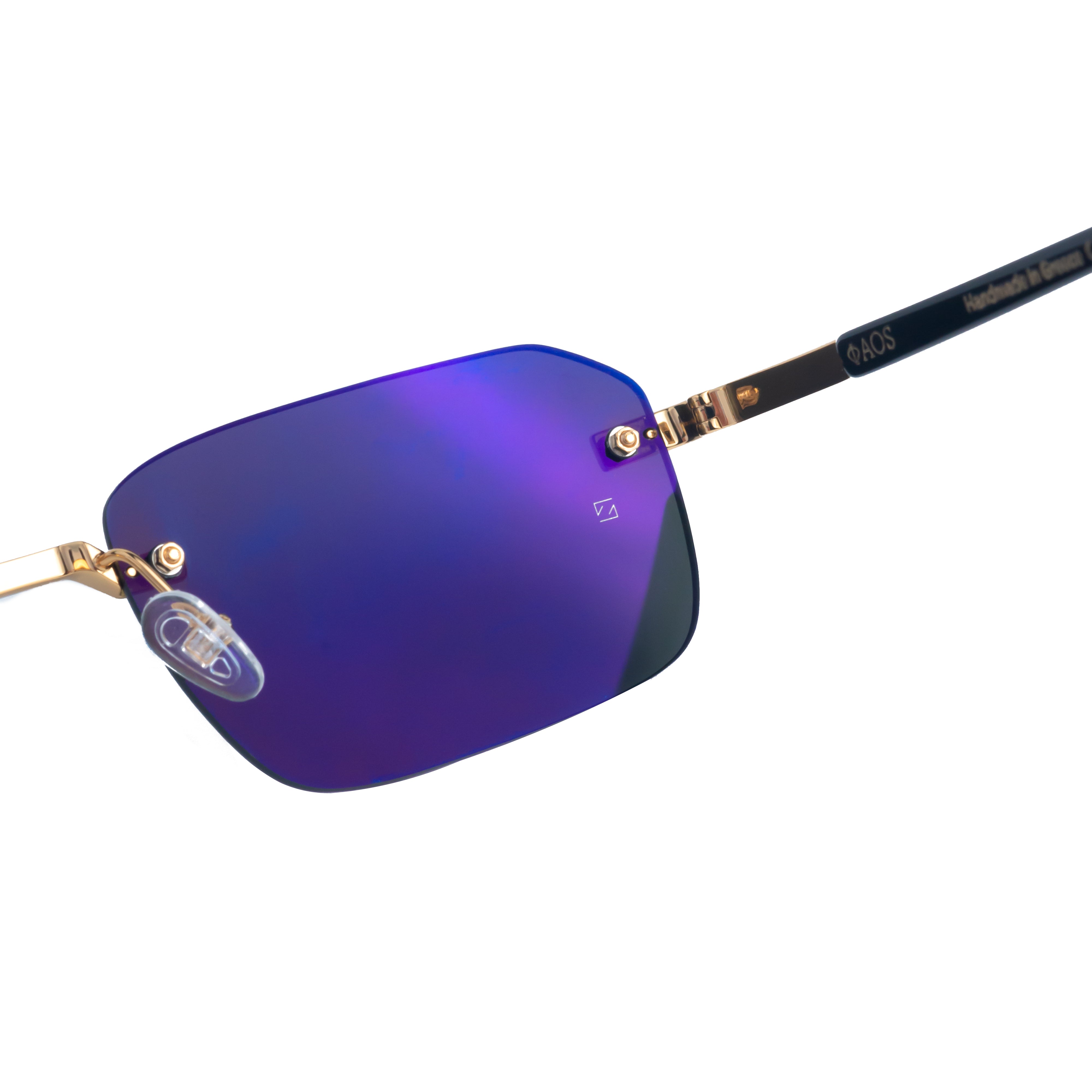 MYCENAE IN METALIC GOLD WITH SHADE GREY LENSES