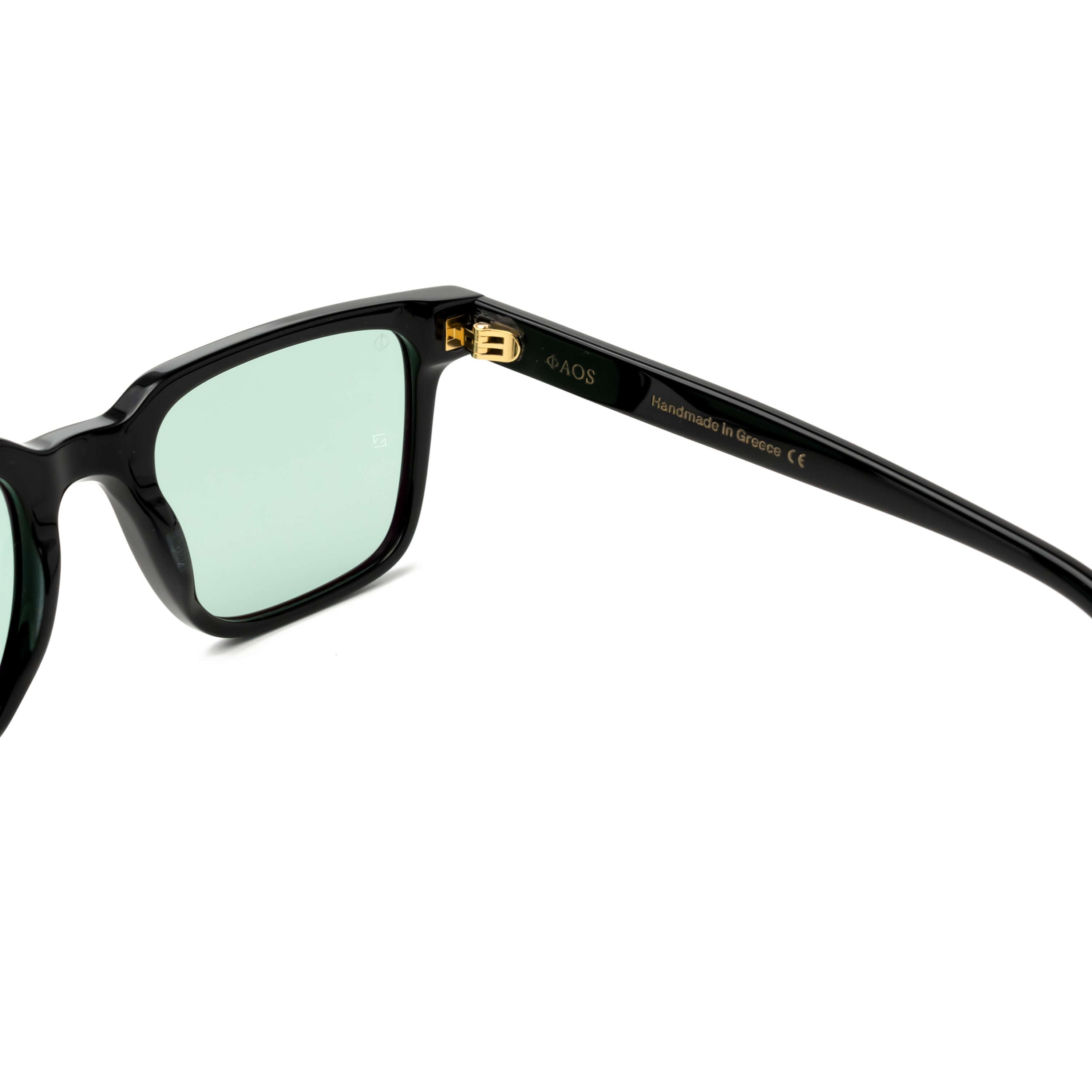 ANDROS IN EREVOS BLACK WITH IVY GREEN LENSES