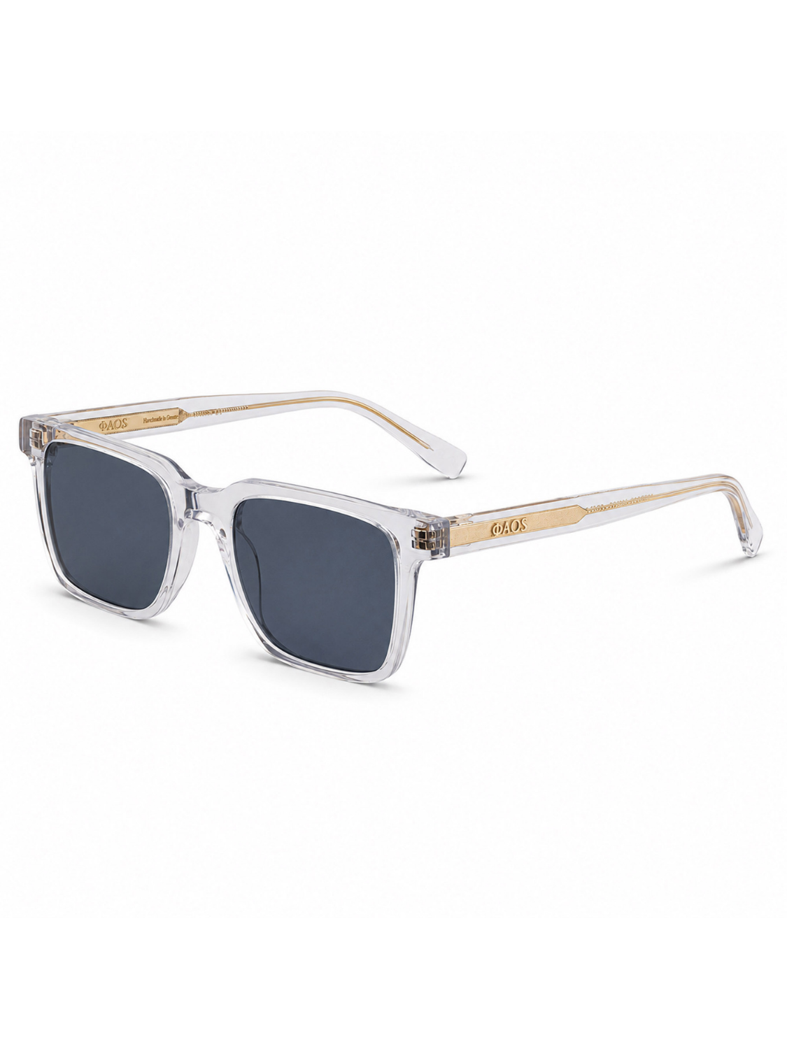 ANDROS IN CRYSTAL WHITE WITH AEGEAN BLUE LENSES