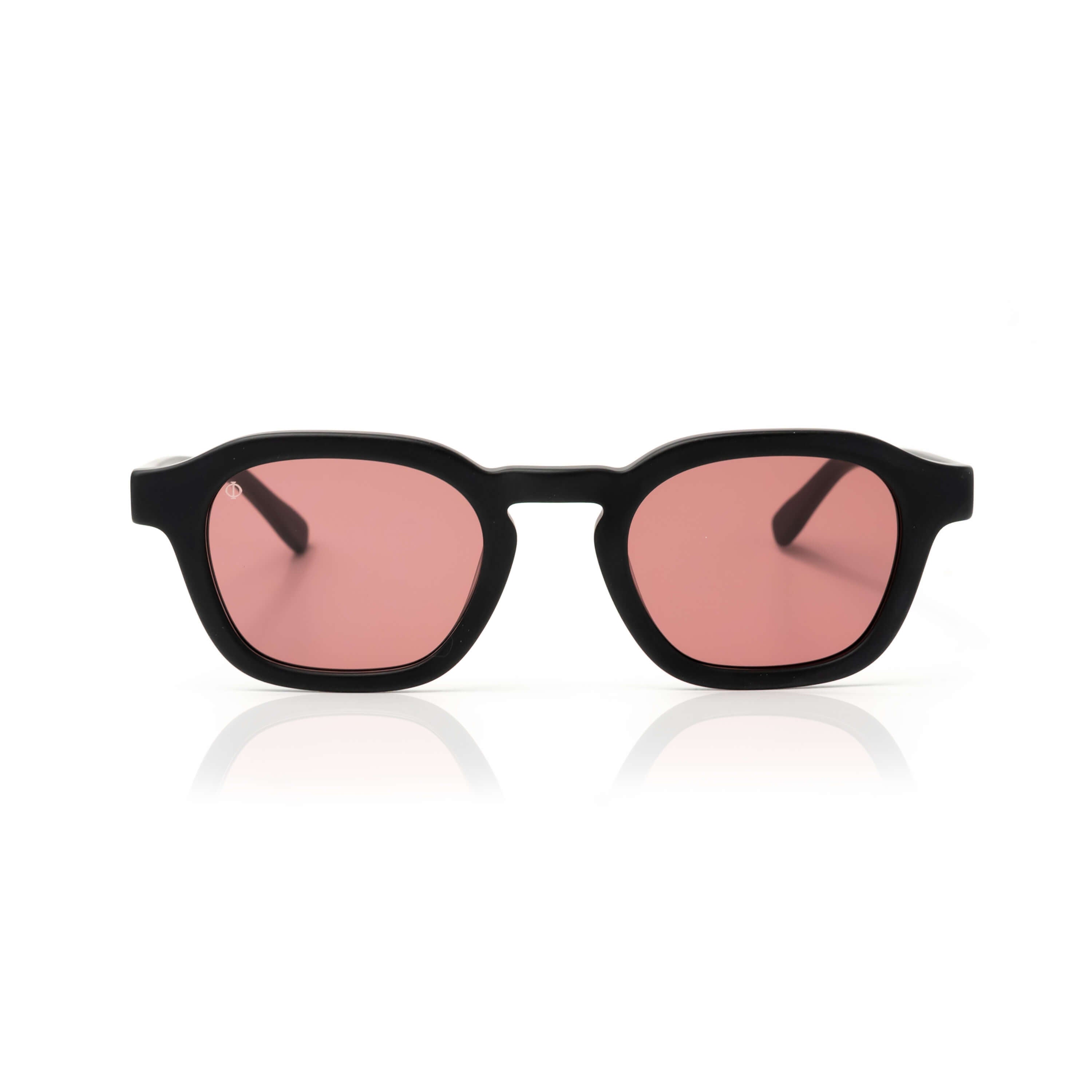 SIKINOS IN EREVOS BLACK WITH VOLCANIC RED LENSES