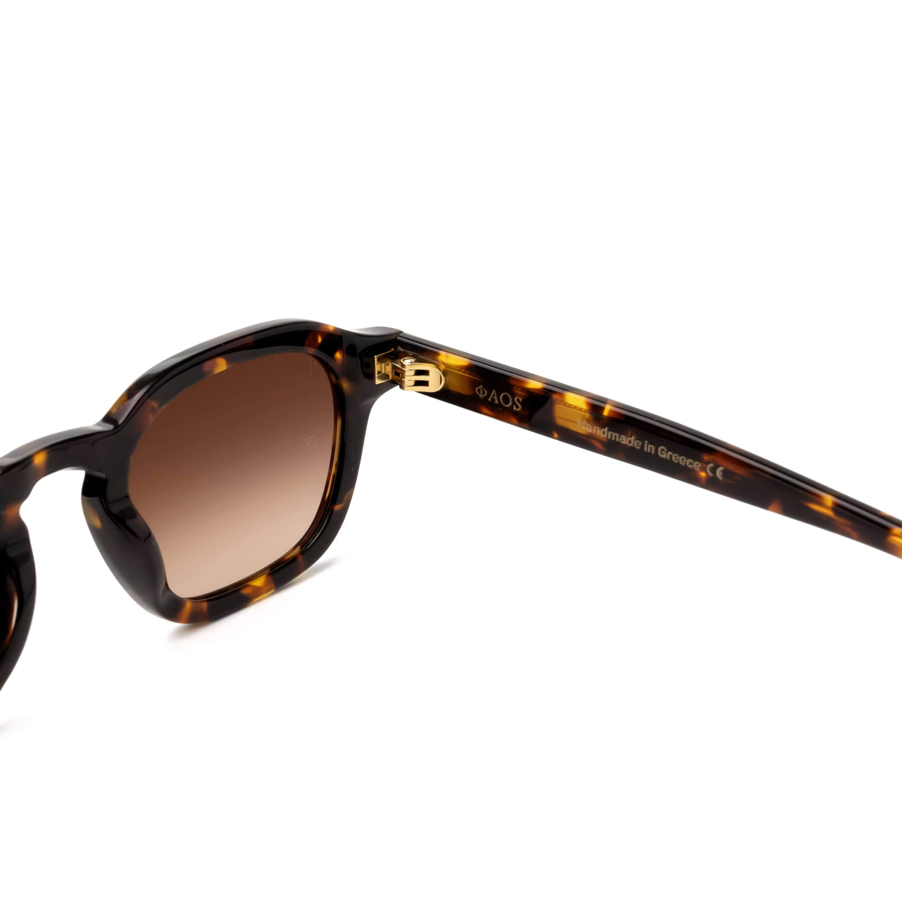 SIKINOS IN MARBLE BROWN WITH SUNSET BROWN LENSES