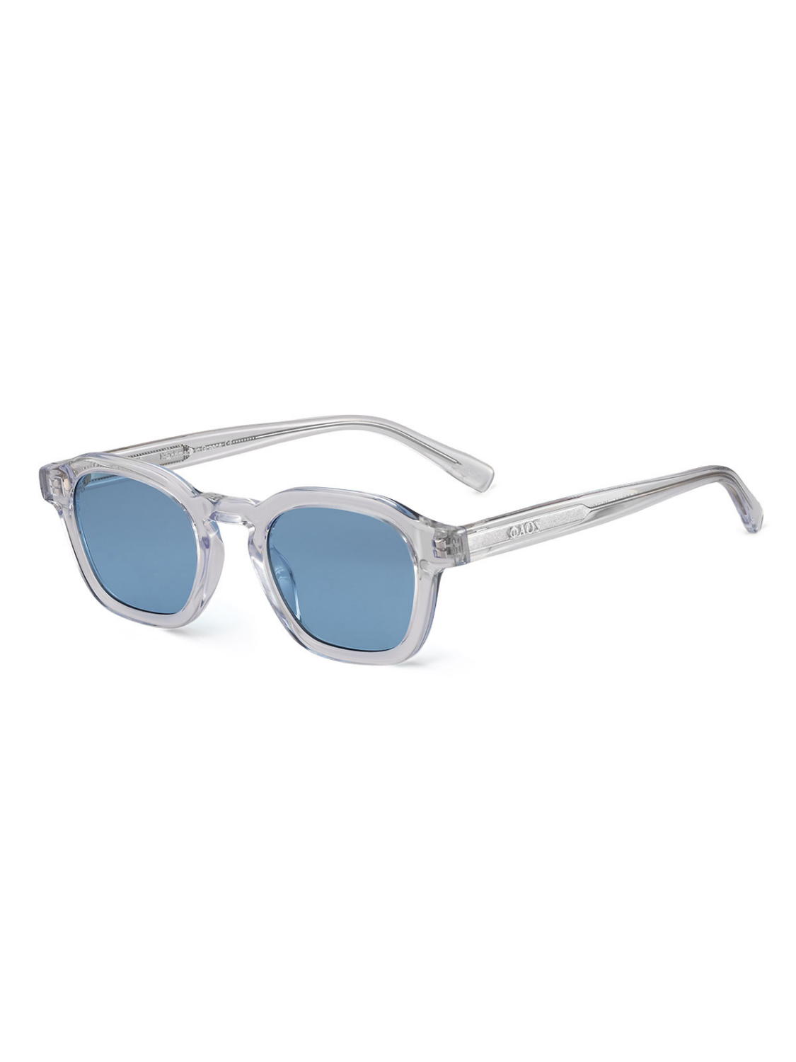SIKINOS IN CRYSTAL WHITE WITH KYANO BLUE LENSES