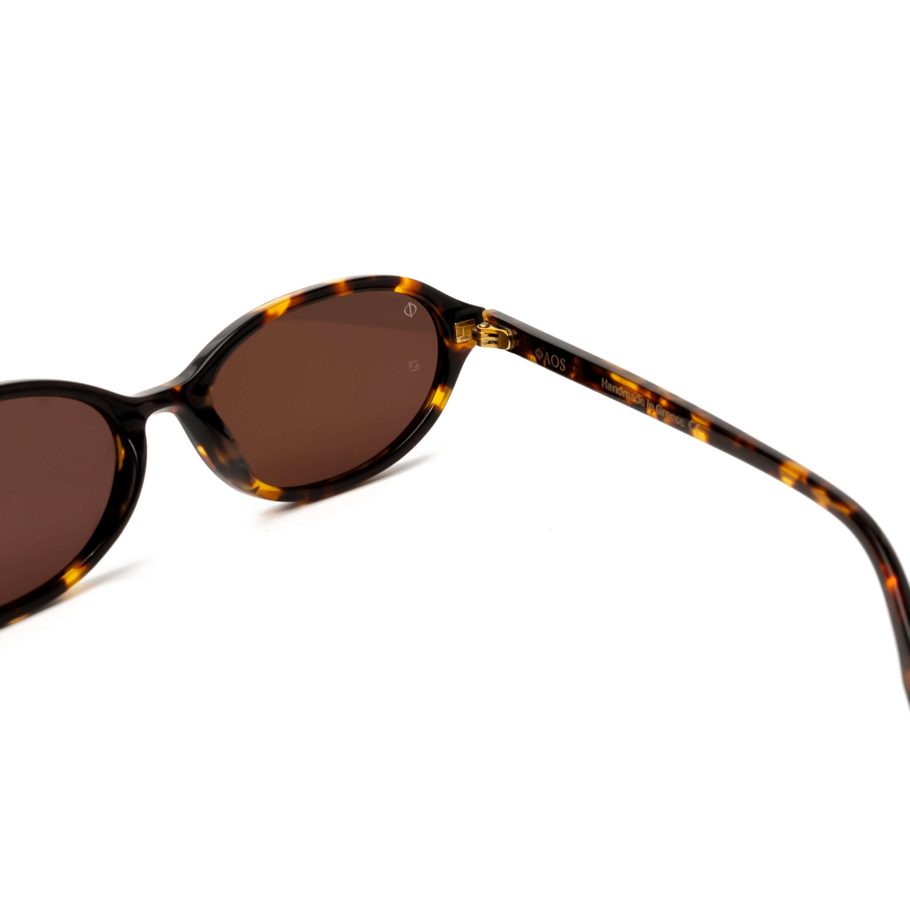 DONOUSA IN MARBLE BROWN WITH STONE BROWN LENSES