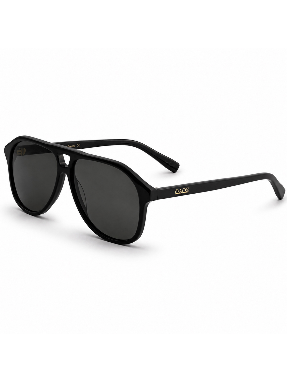 SERIFOS IN EREVOS BLACK WITH SHADE GREY LENSES