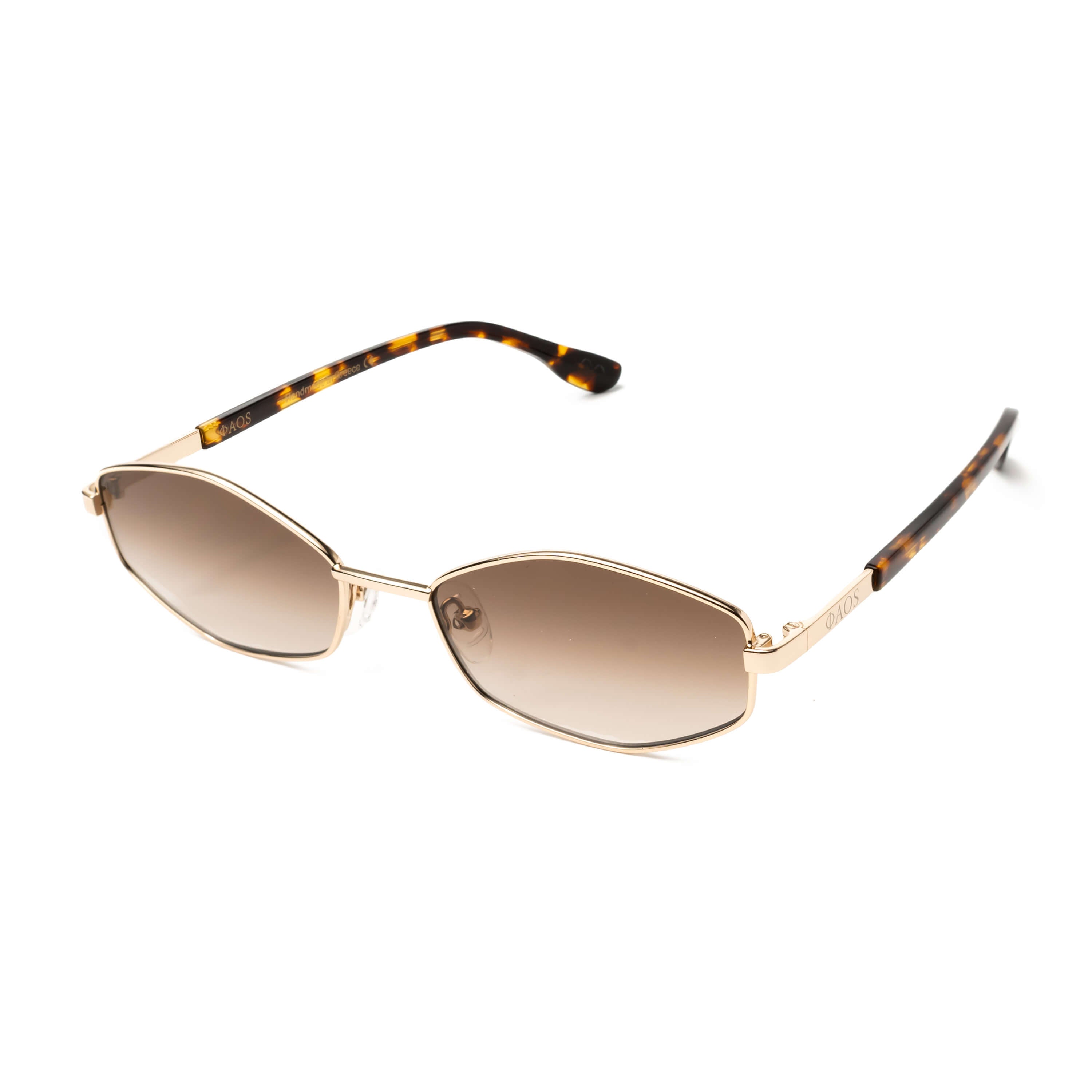 ARIADNE IN MARBLE BROWN WITH SUNSET BROWN LENSES