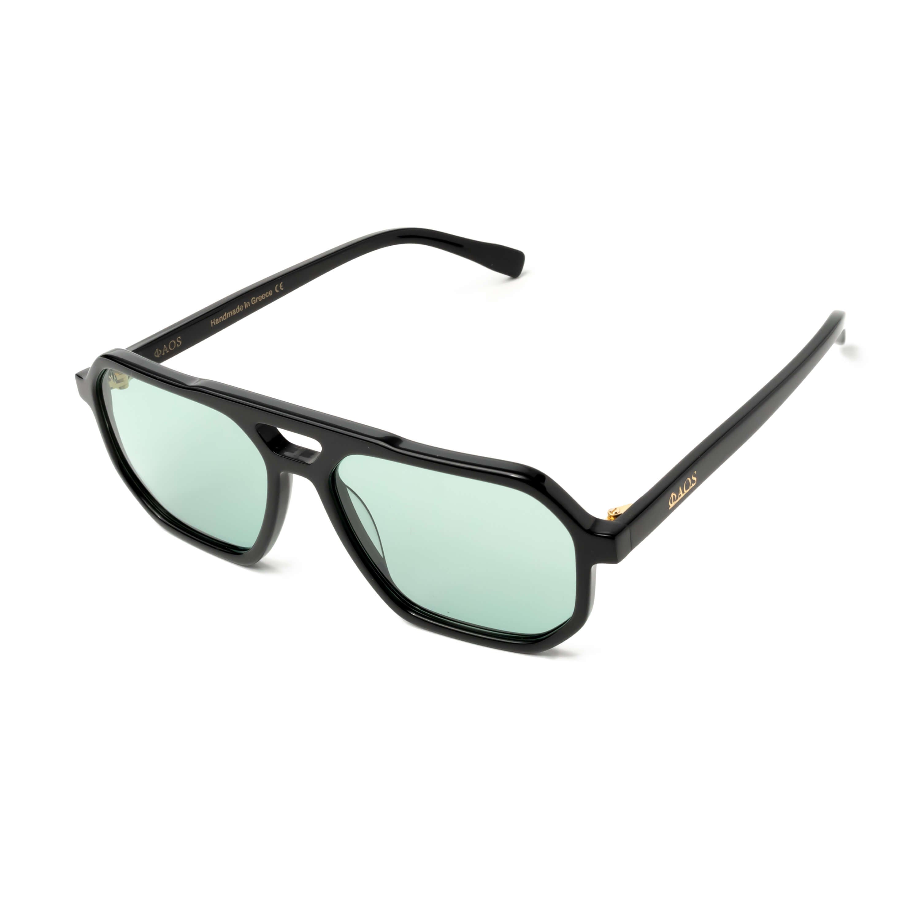 KYTHNOS IN EREVOS BLACK WITH IVY GREEN LENSES