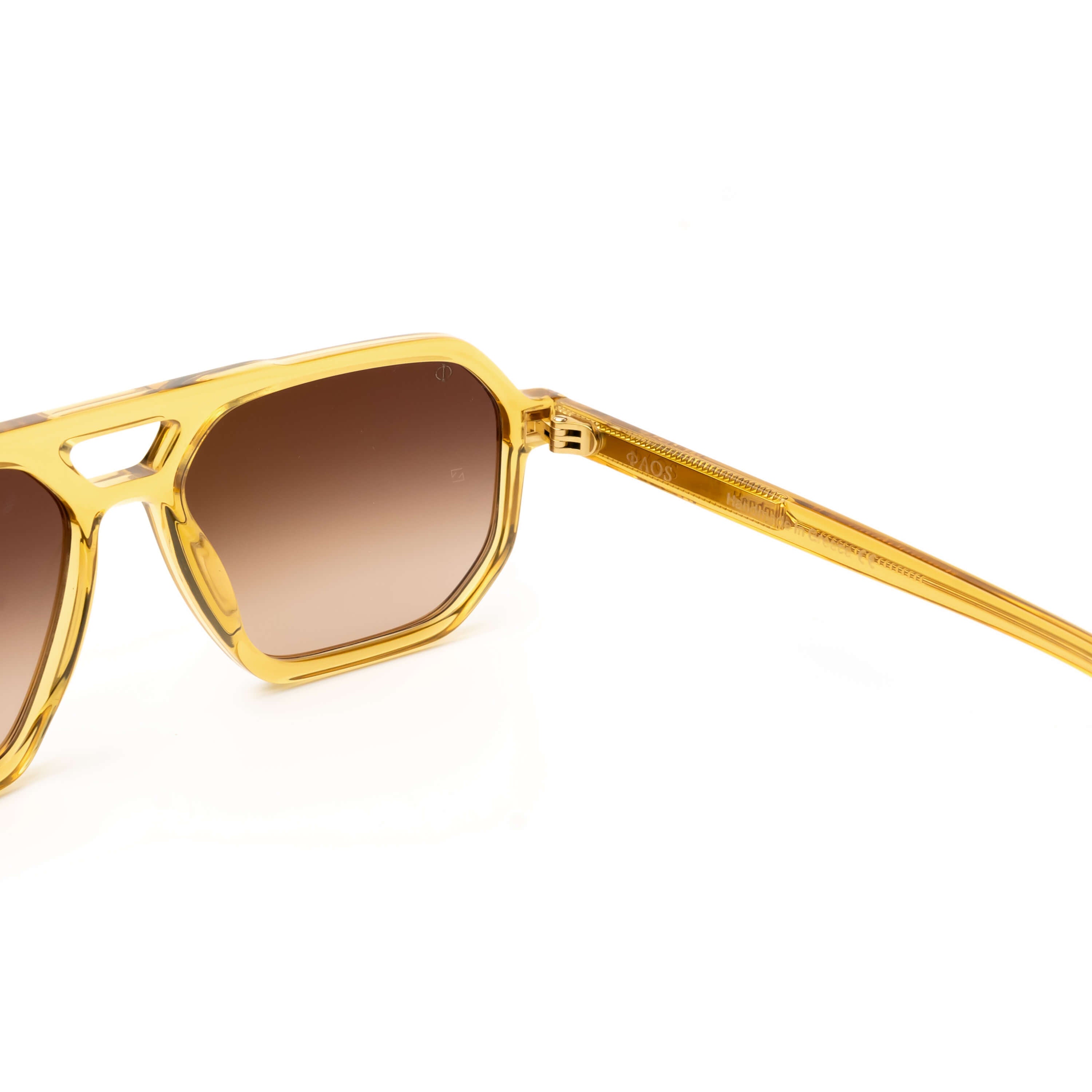 KYTHNOS IN GOLDEN CRYSTAL WITH SUNSET BROWN LENSES