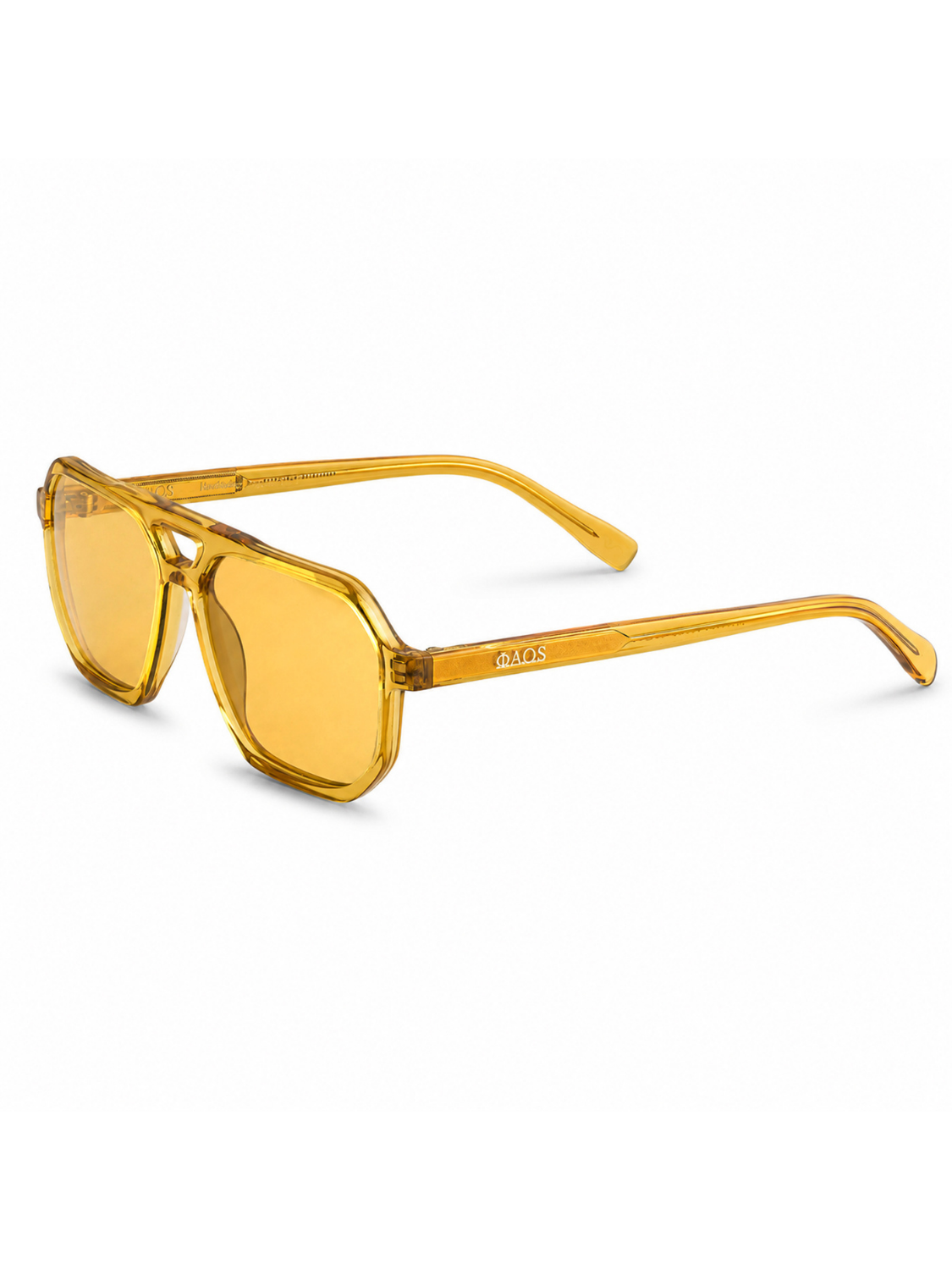 KYTHNOS IN GOLDEN CRYSTAL WITH SAFFRON YELLOW LENSES